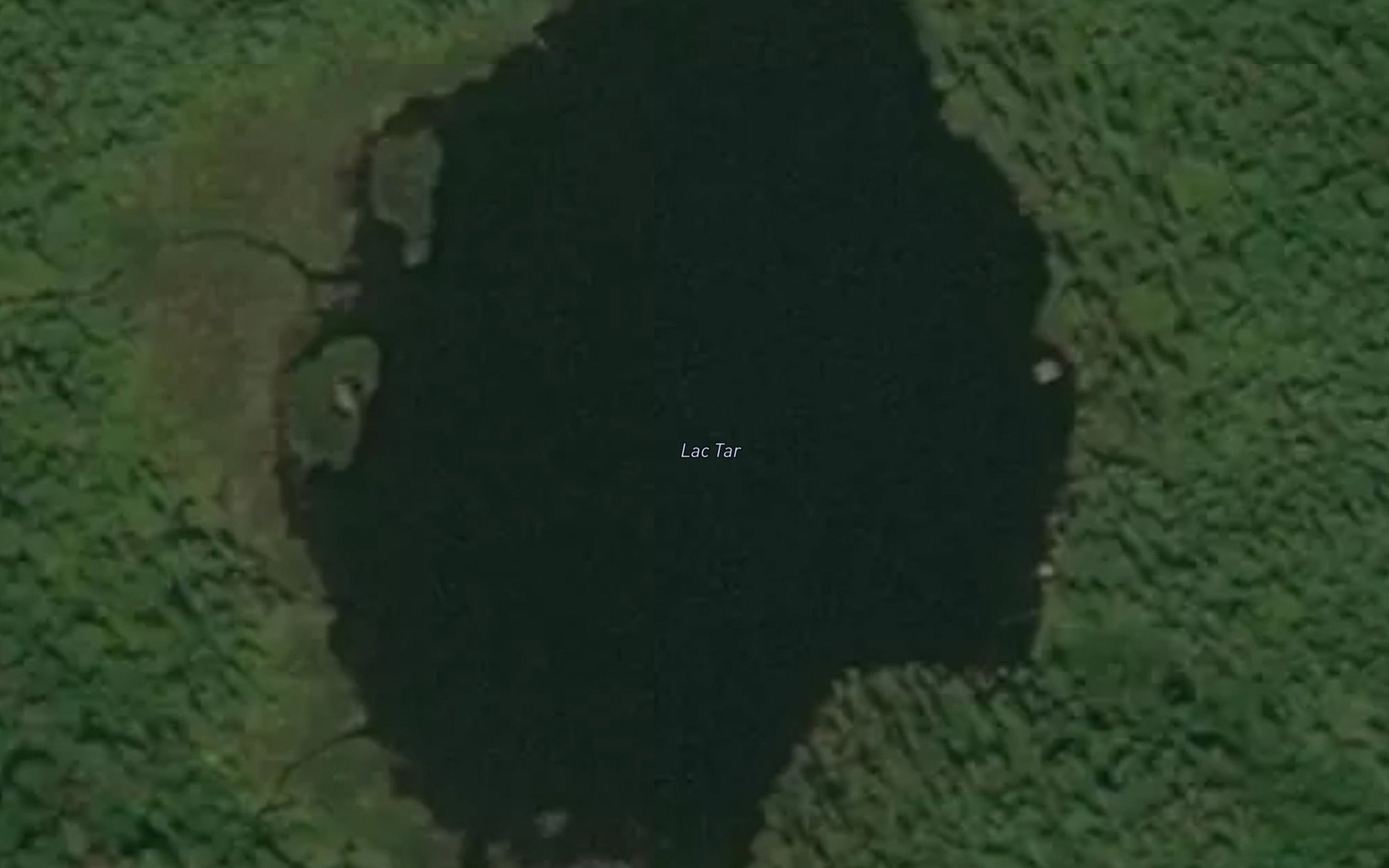 Satellite map of the Lac Tar