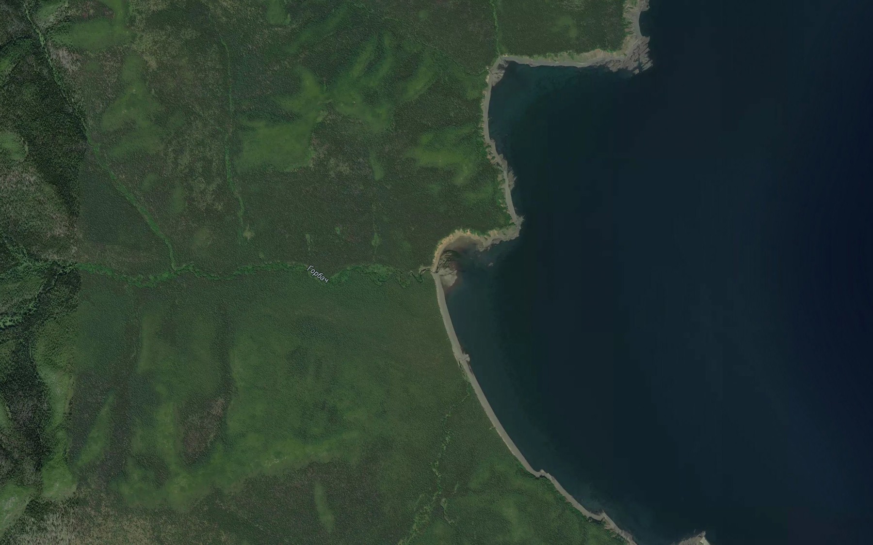 Satellite map of the Gorbach
