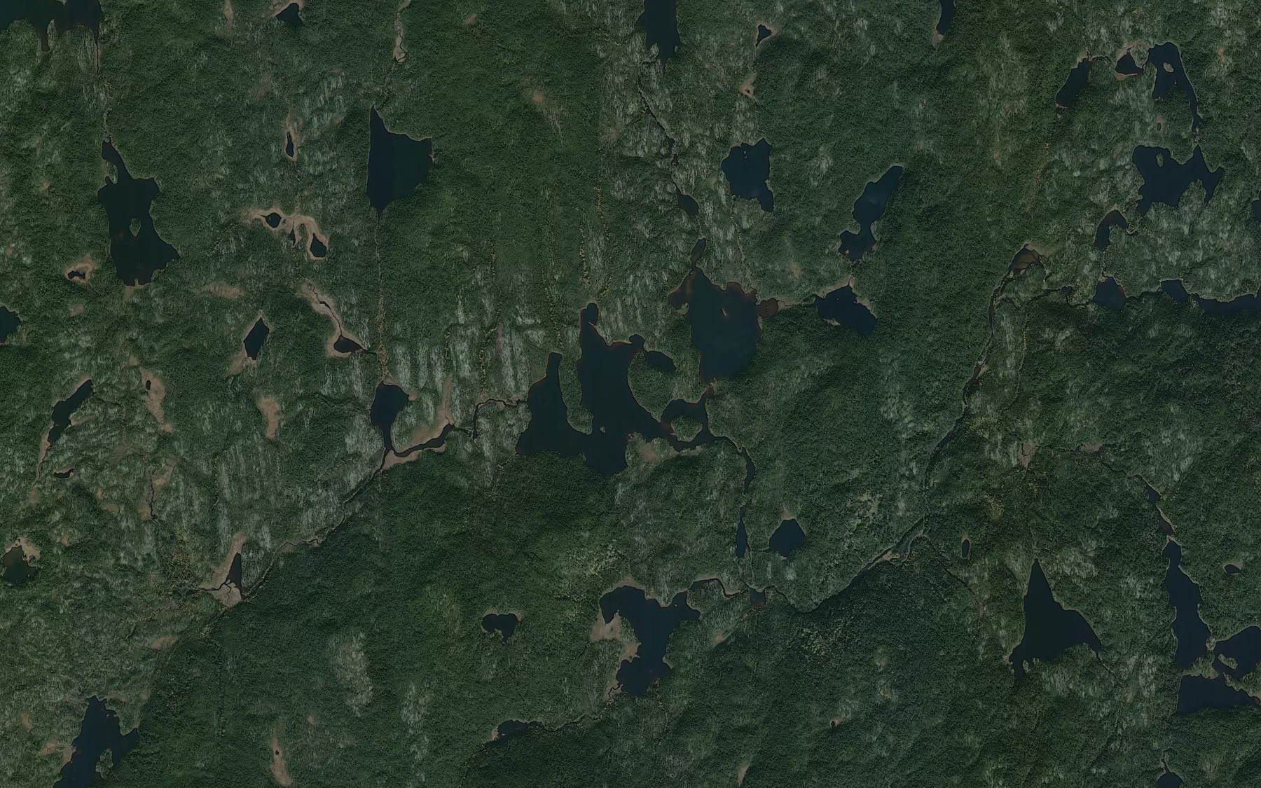 Satellite map of the Lac Landriaux