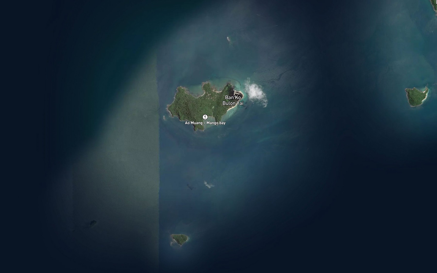 Satellite map of the Ao Muang