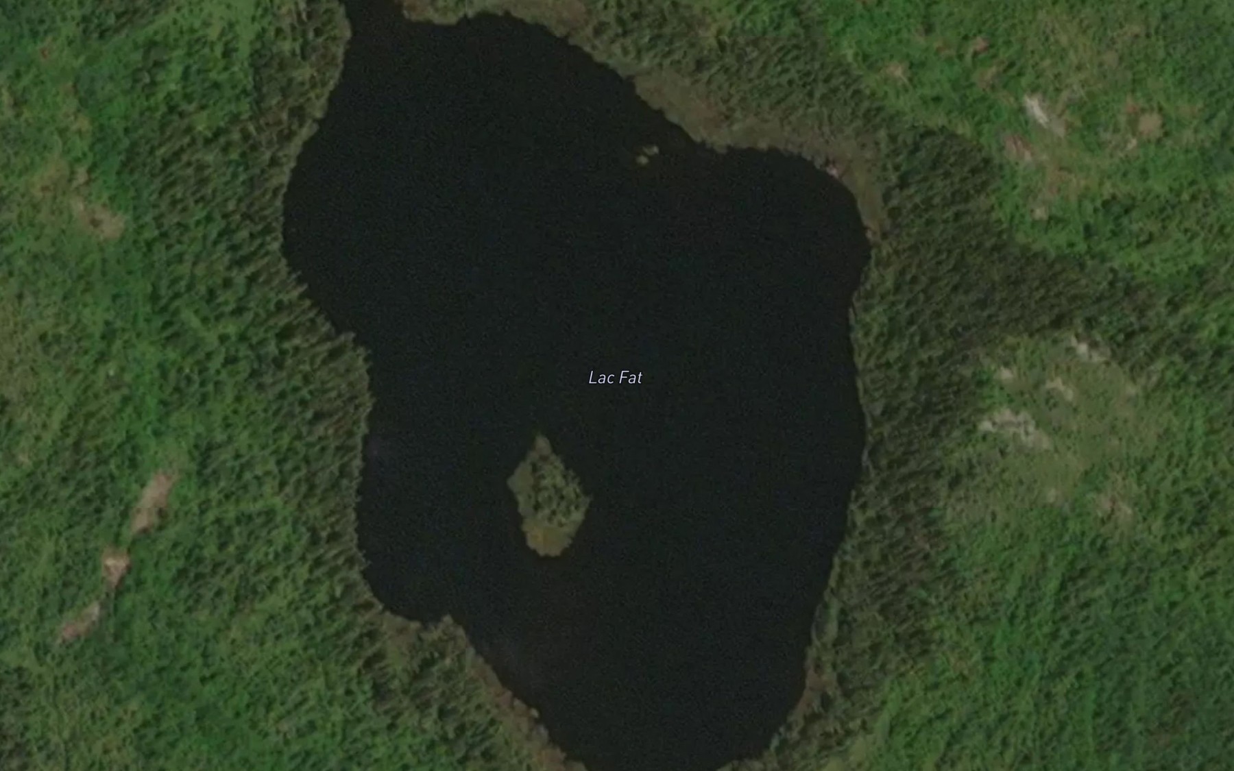 Satellite map of the Lac Fat