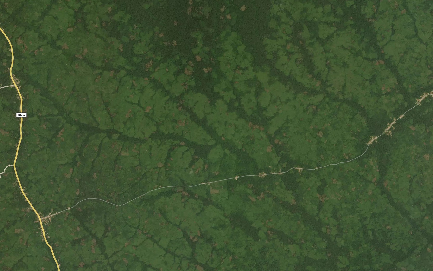 Satellite map of the Abaiangala