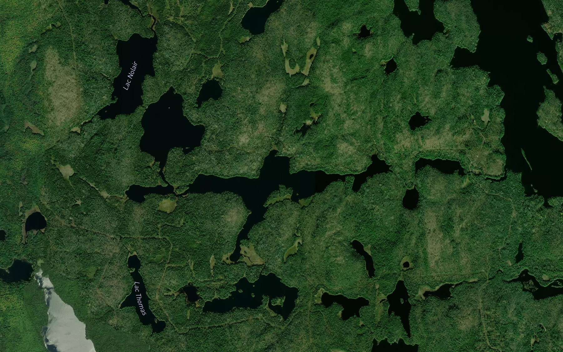 Satellite map of the Lac Gerland
