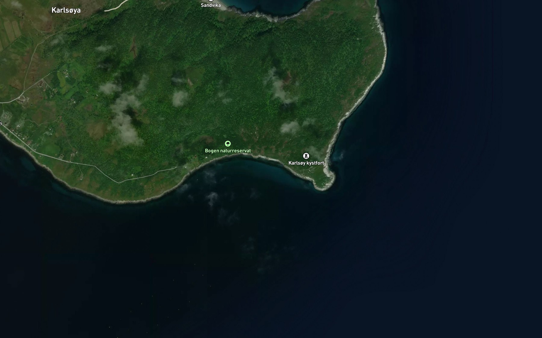 Satellite map of the Molla