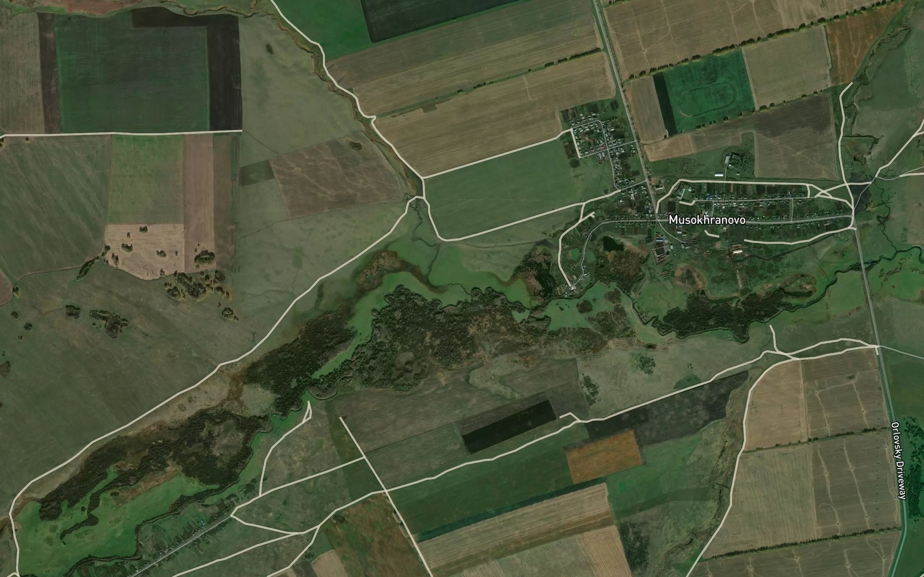 Satellite map of the Povorotnyy