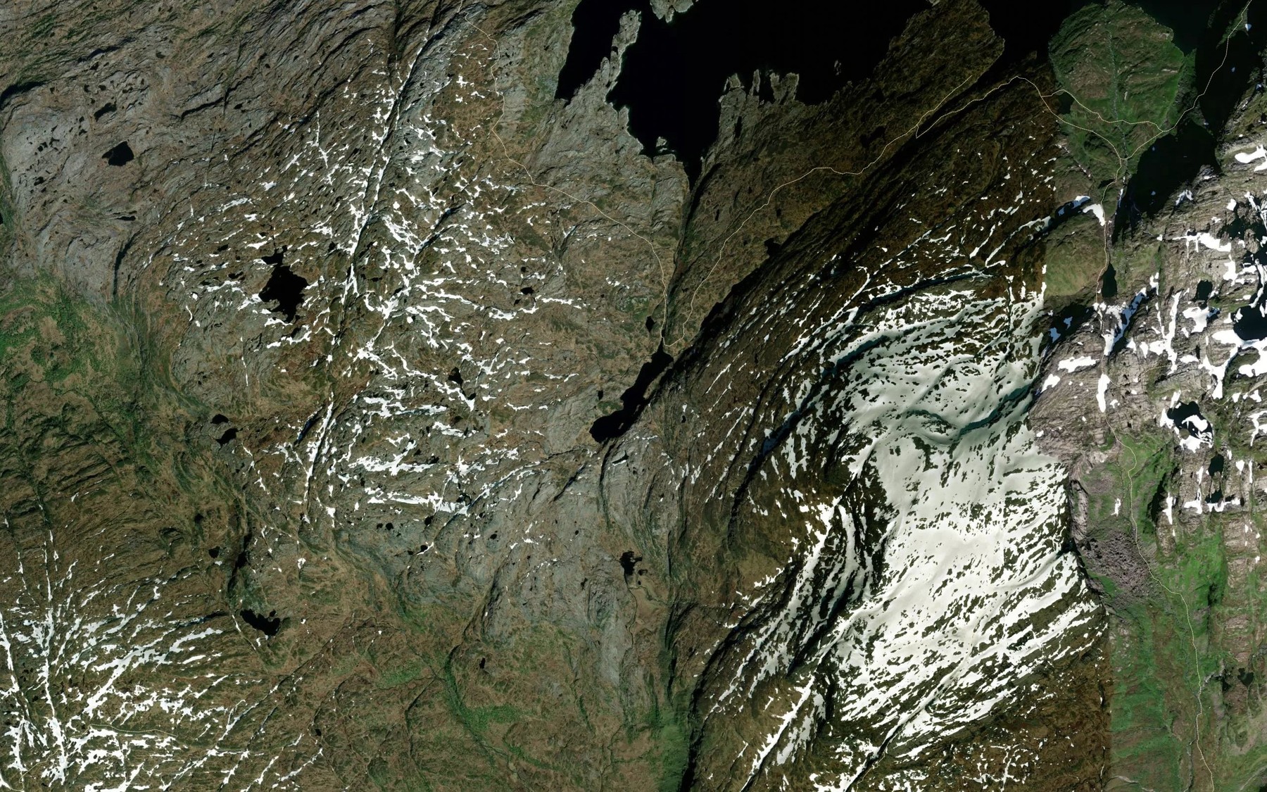Satellite map of the Kraketjorni
