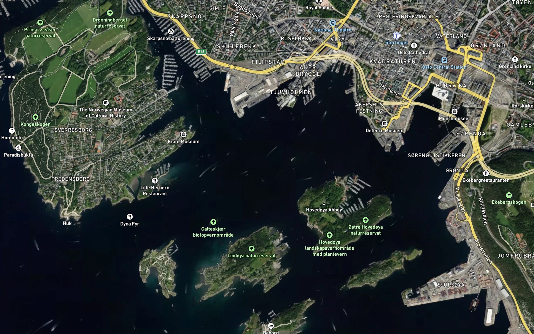 Satellite map of the Sondre Kavringdynga