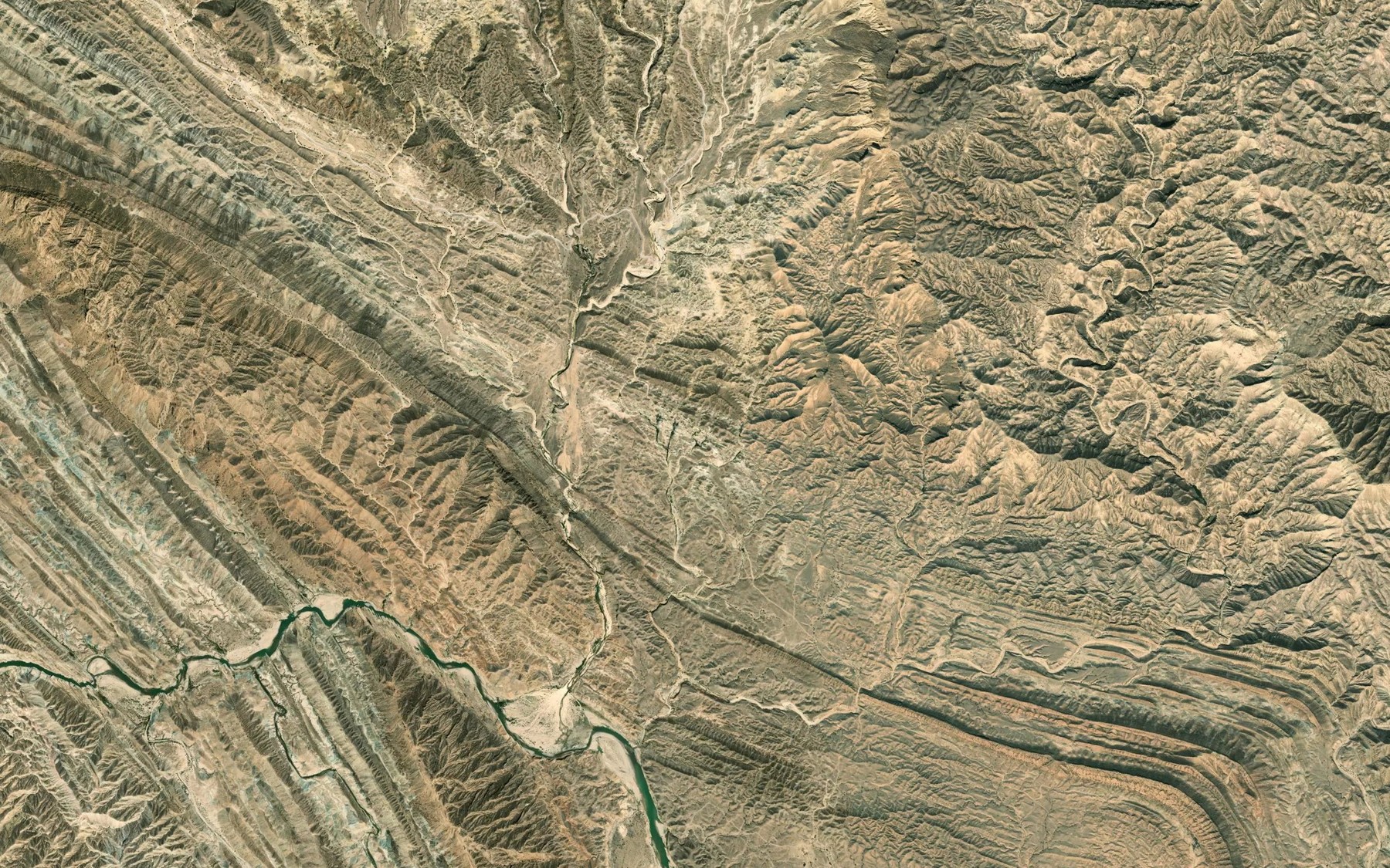 Satellite map of the Cheshmeh-ye Jan Ahmadi