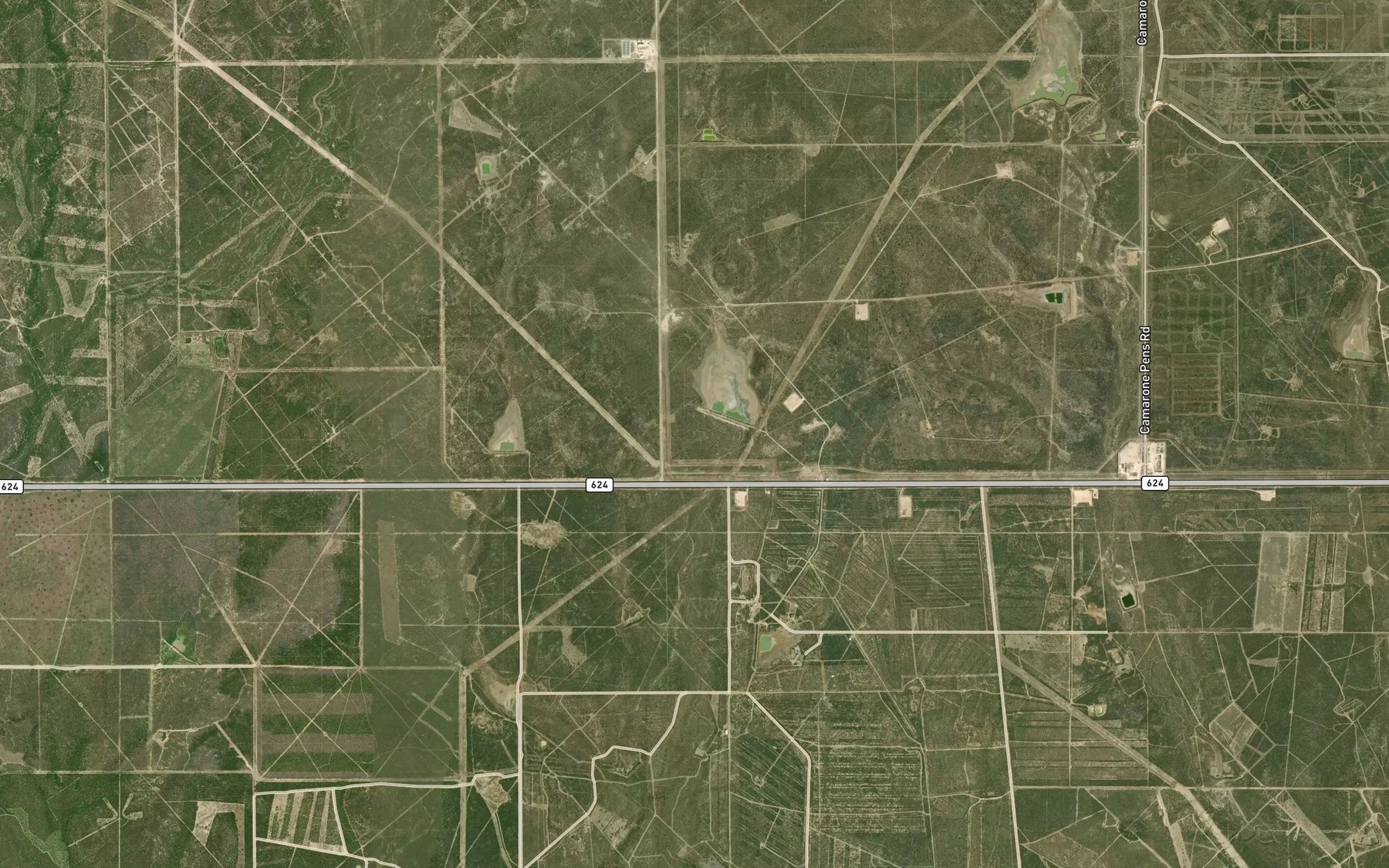 Satellite map of the Welder Lake Number 6