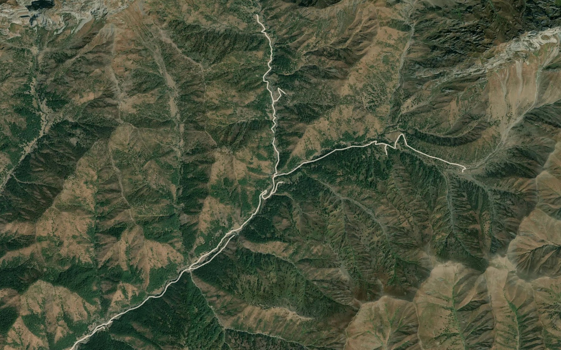 Satellite map of the Kapka