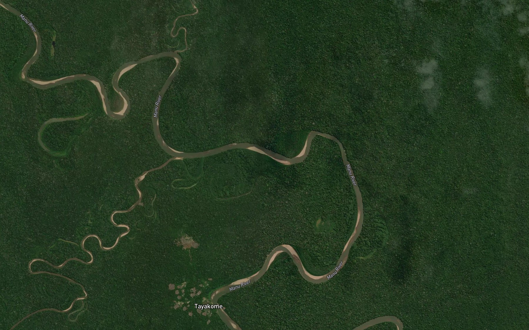 Satellite map of the Rio Fierro