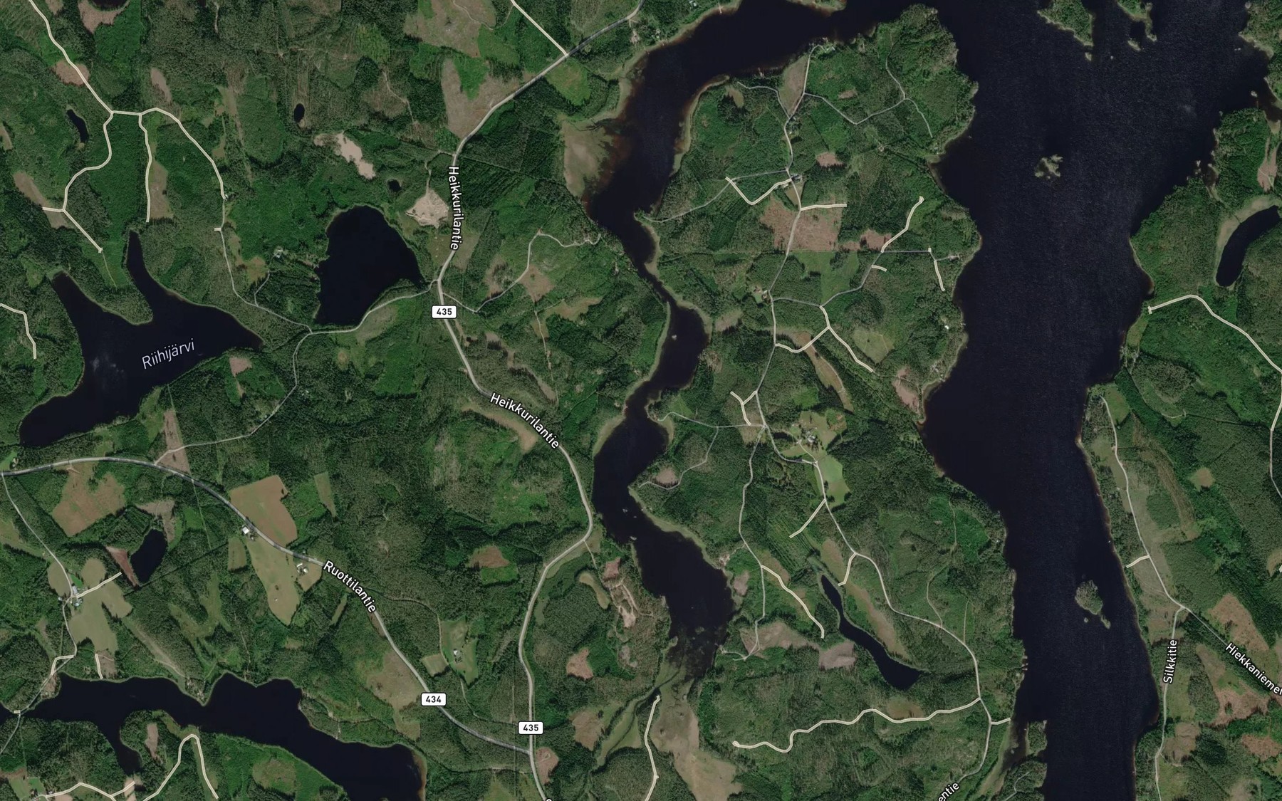 Satellite map of the Sarkisalmi