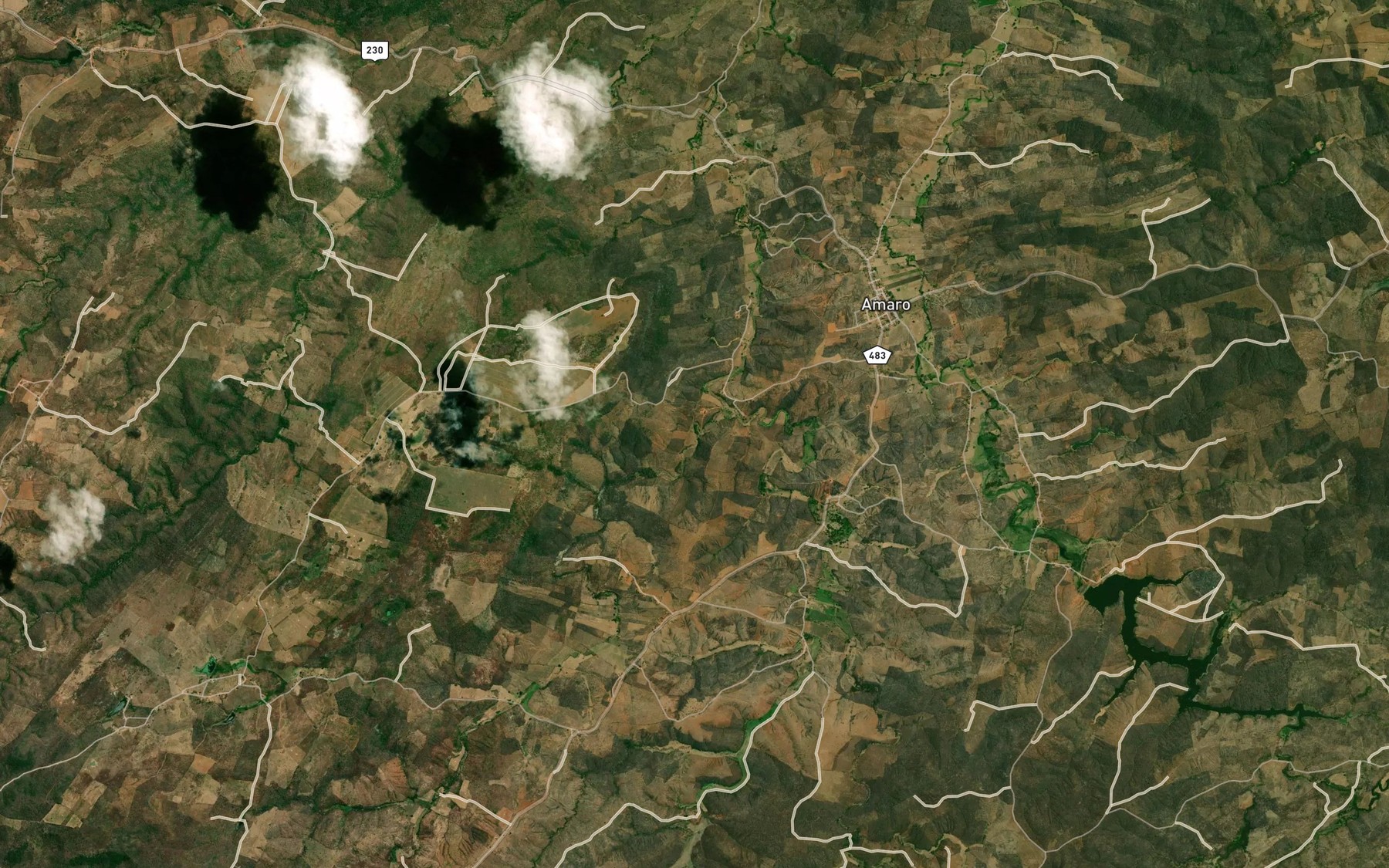 Satellite map of the Riacho do Jua
