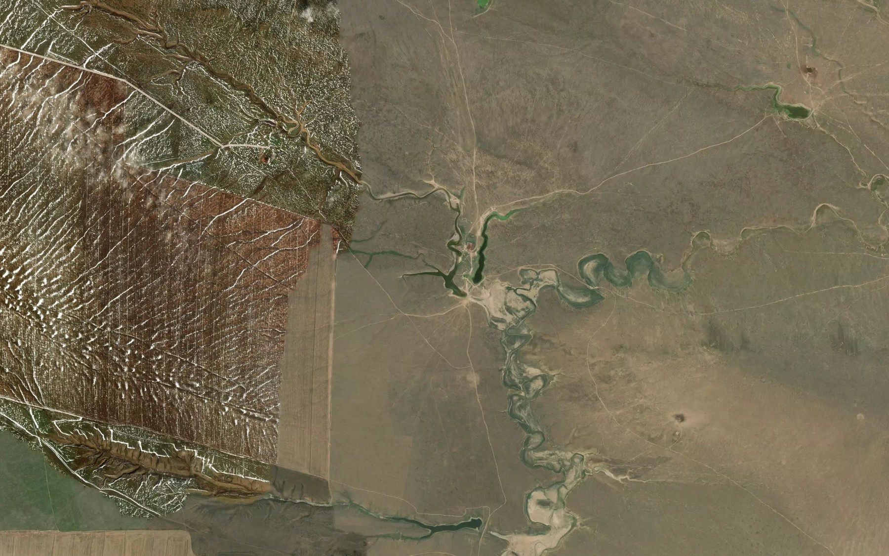 Satellite map of the Prud Kovalev