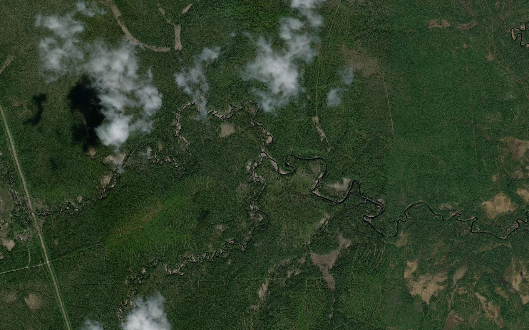 Satellite map of the Nileyyu