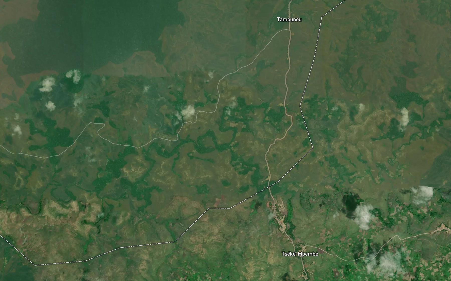 Satellite map of the Diolo