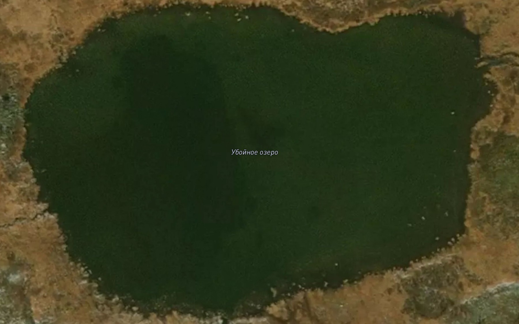 Satellite map of the Ozero Uboynoye