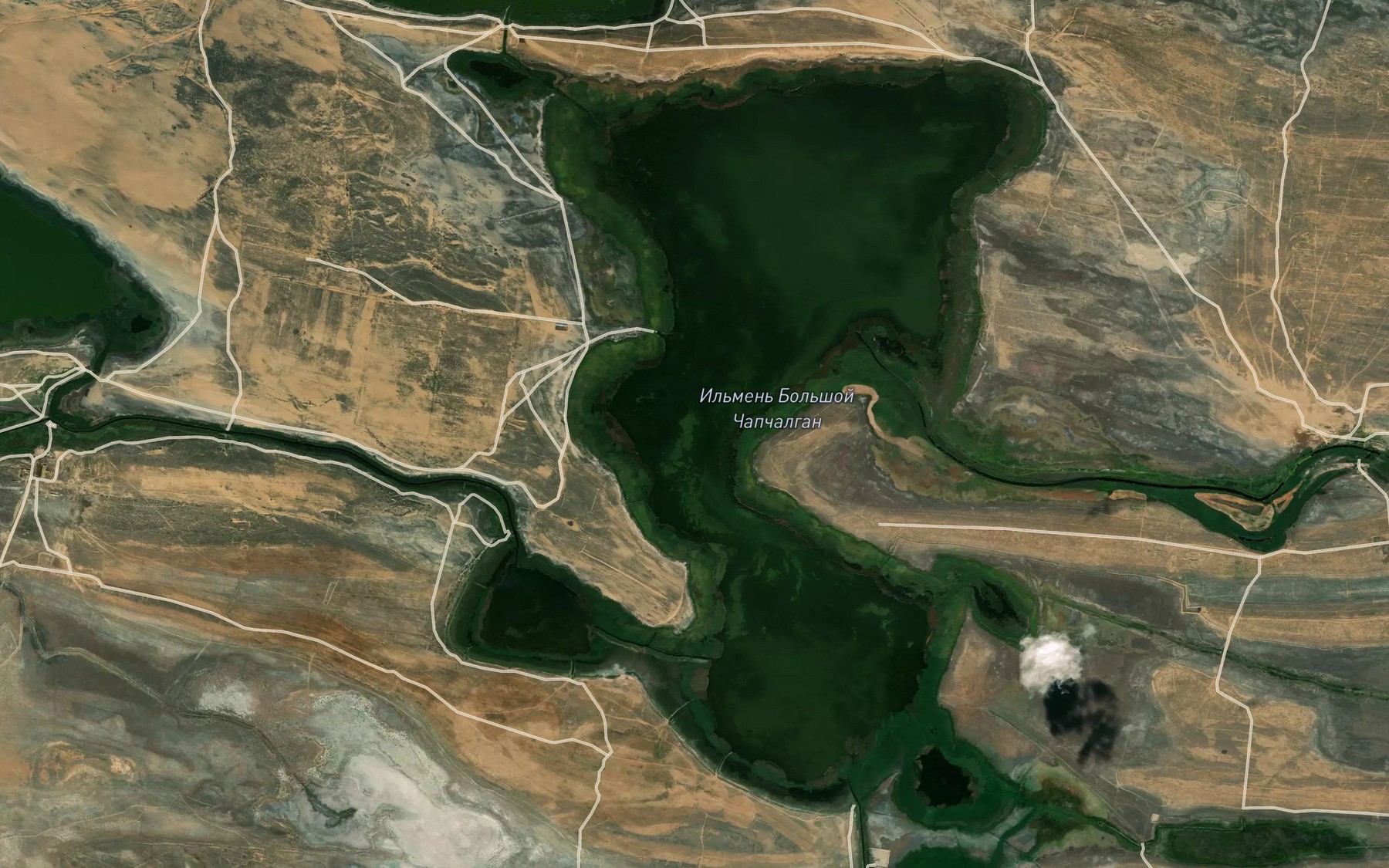 Satellite map of the Il'men' Kharya