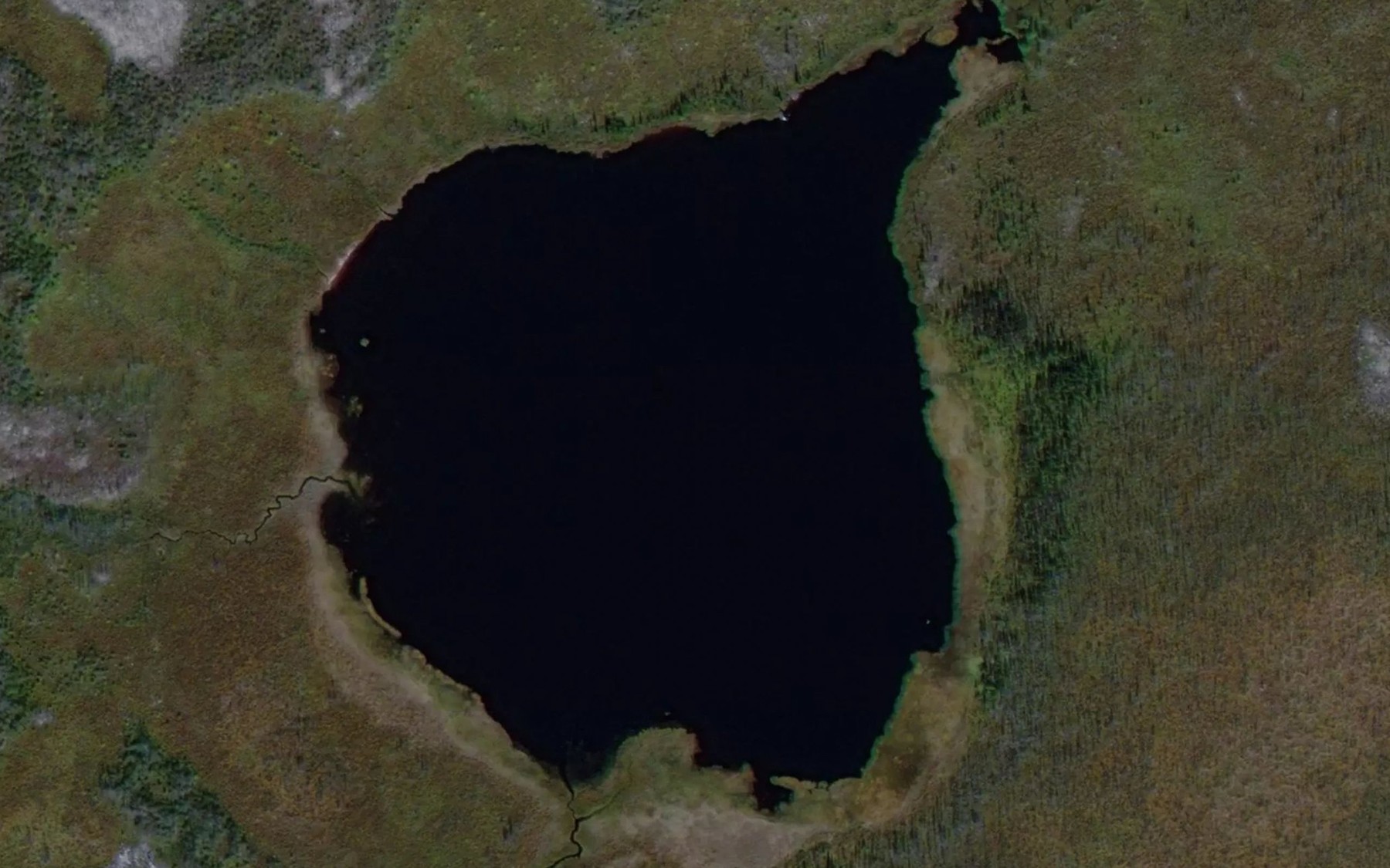 Satellite map of the Lac Takuchtawch Katakuch