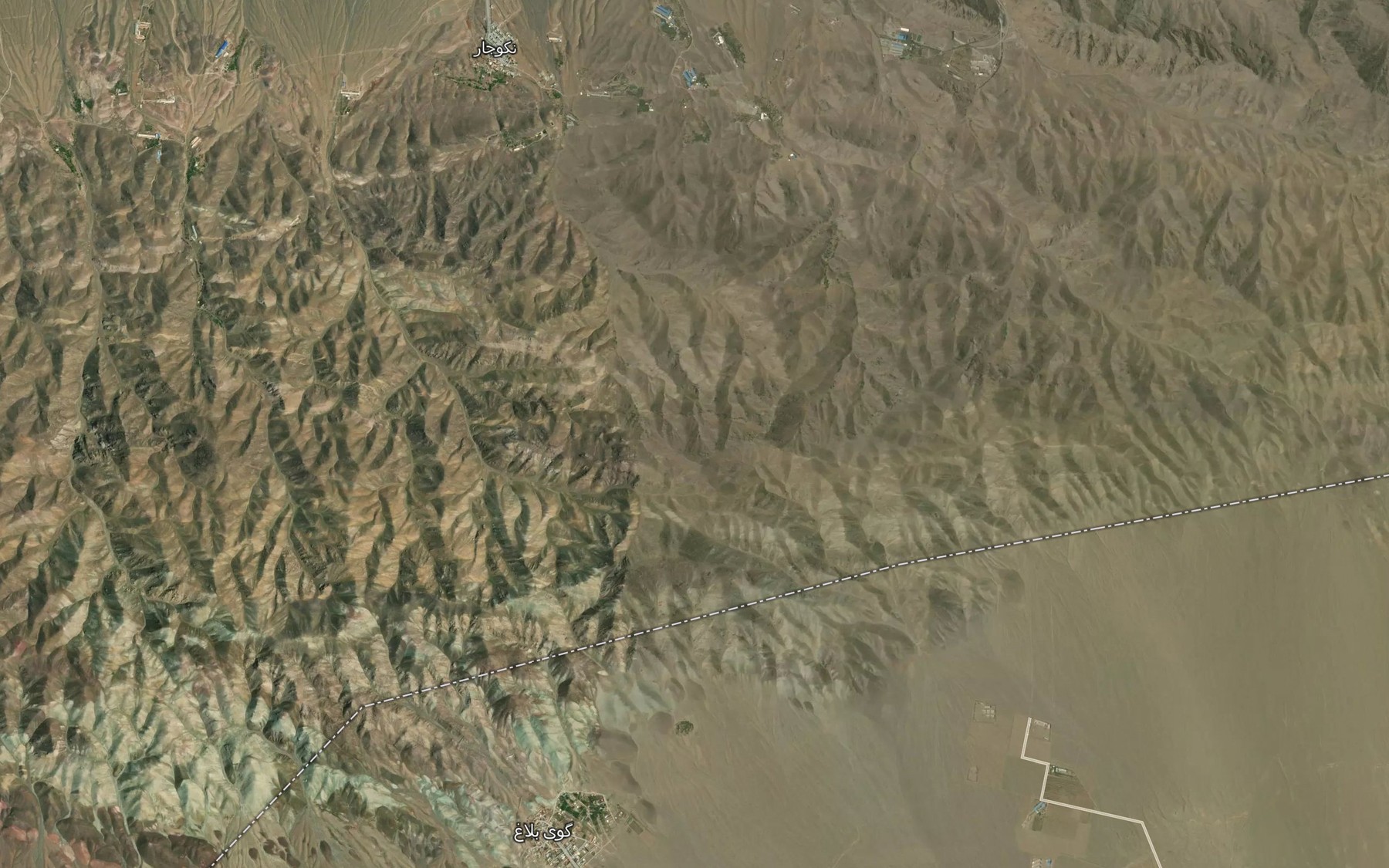 Satellite map of the Cheshmeh-ye Owzeh Dar