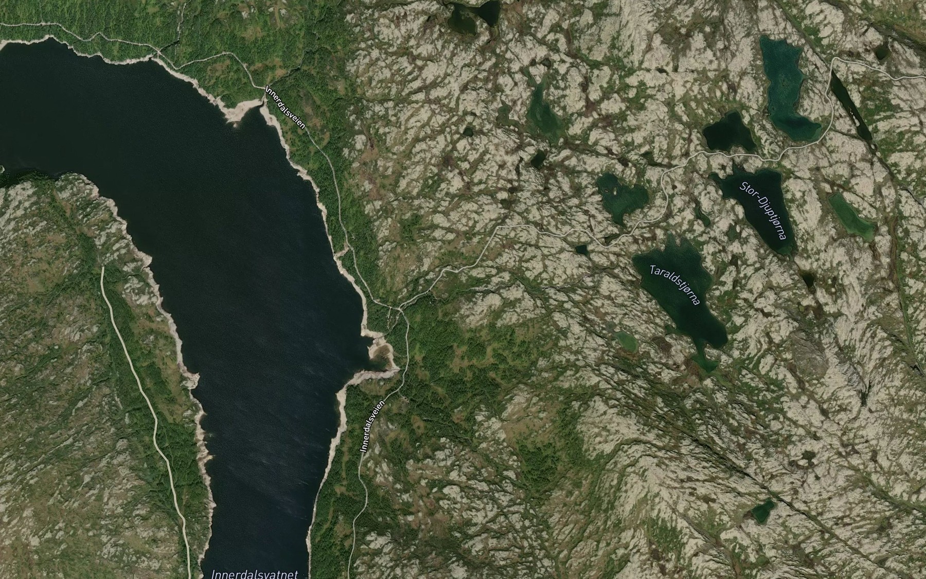 Satellite map of the Taraldsbekken