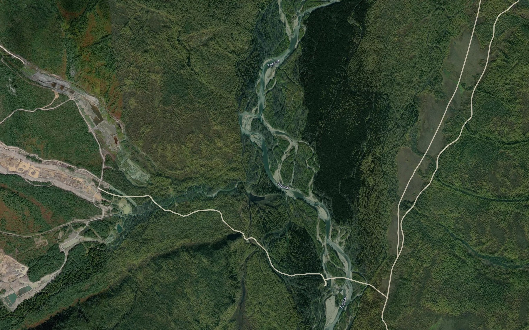 Satellite map of the Nyuman