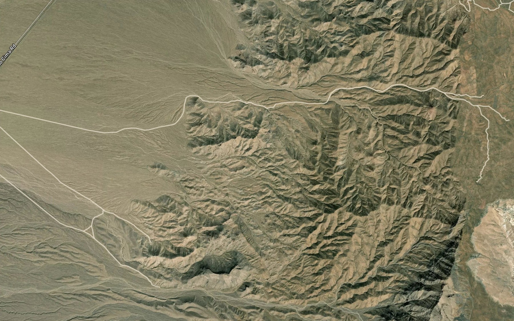 Satellite map of the Bolder Spring