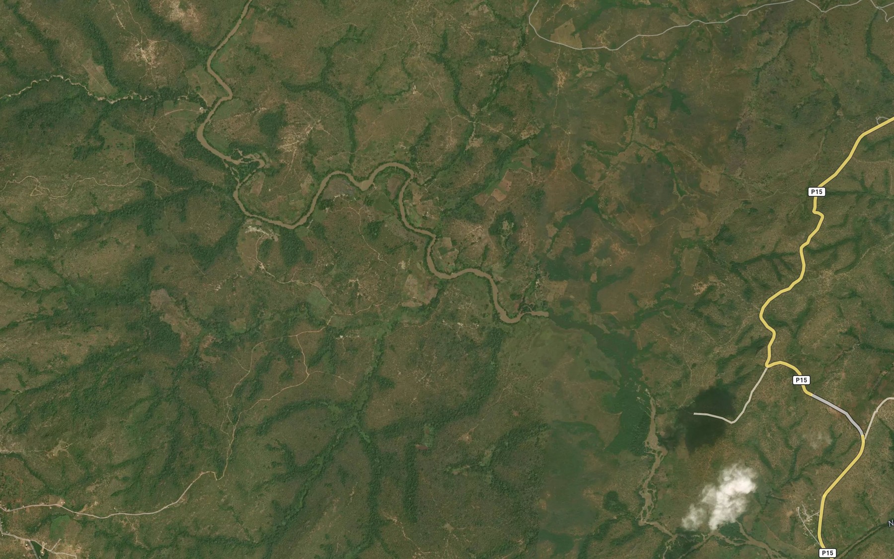 Satellite map of the Koupa