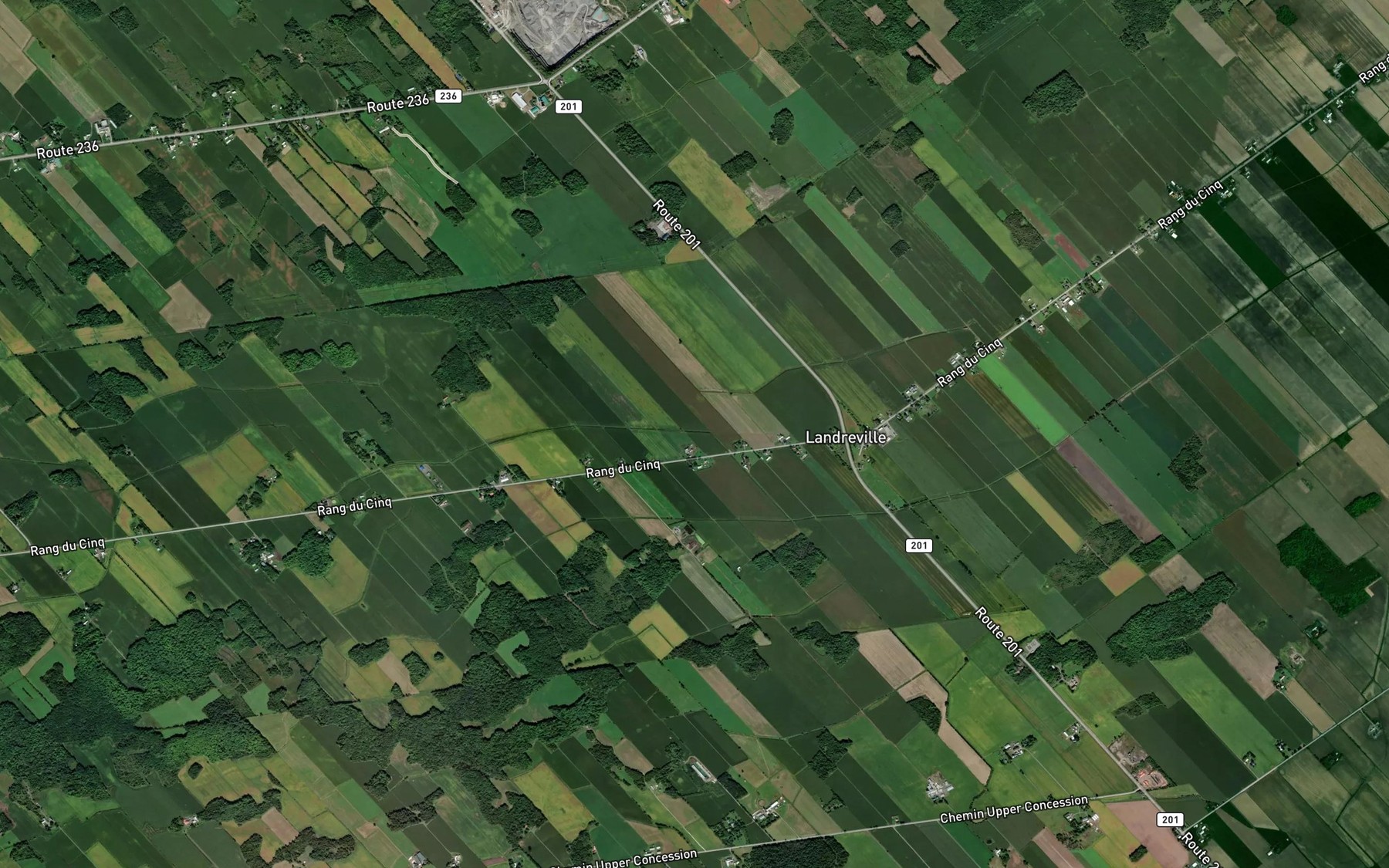 Satellite map of the Branche Boyer