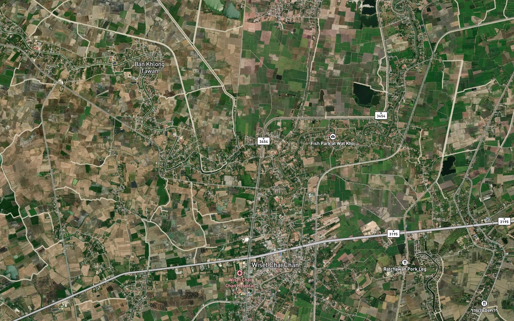 Satellite map of the Huai Cha Khram