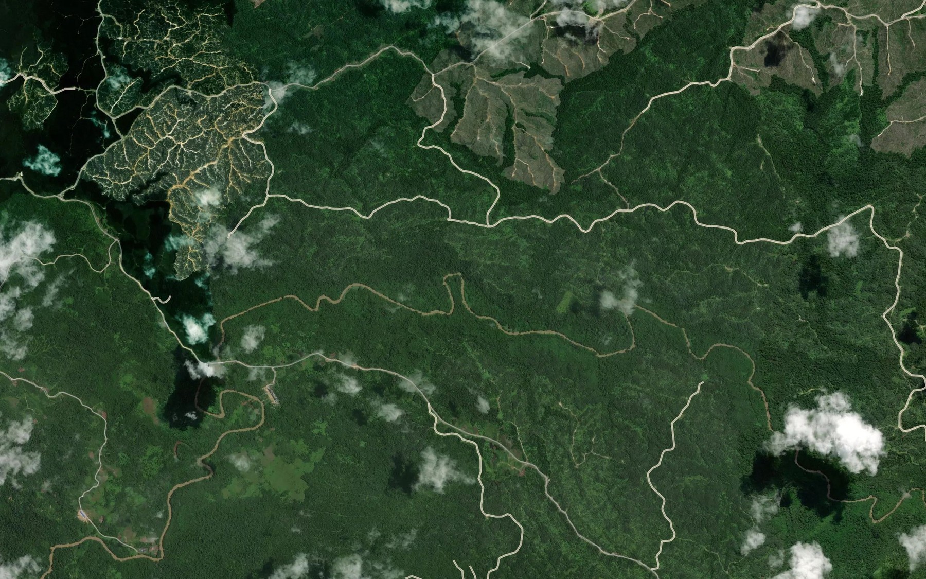 Satellite map of the Sungai Layong