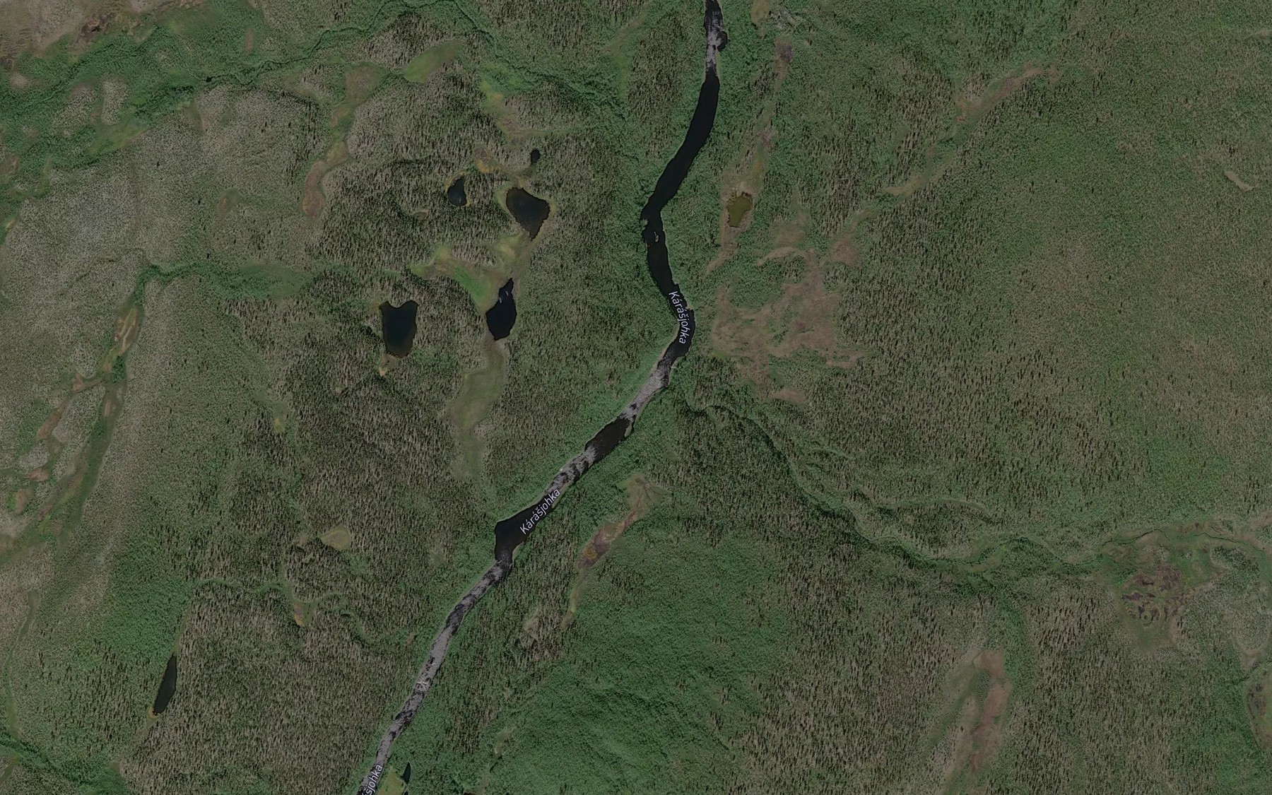 Satellite map of the Dabmutguoika