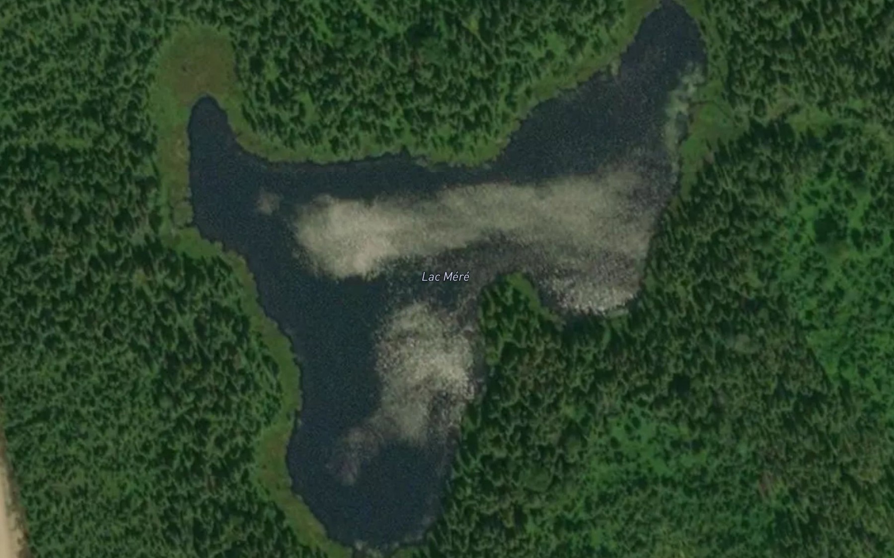 Satellite map of the Lac Mere