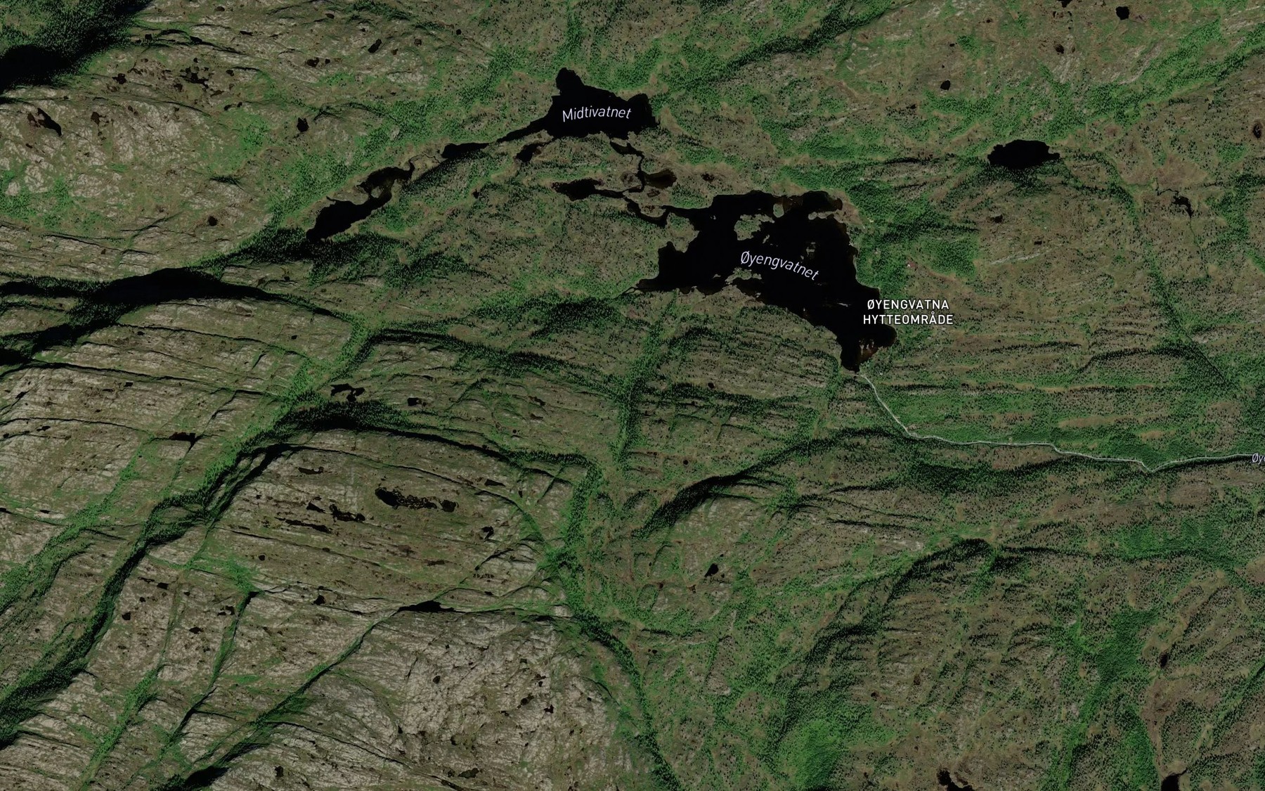Satellite map of the Svartdalsbekken