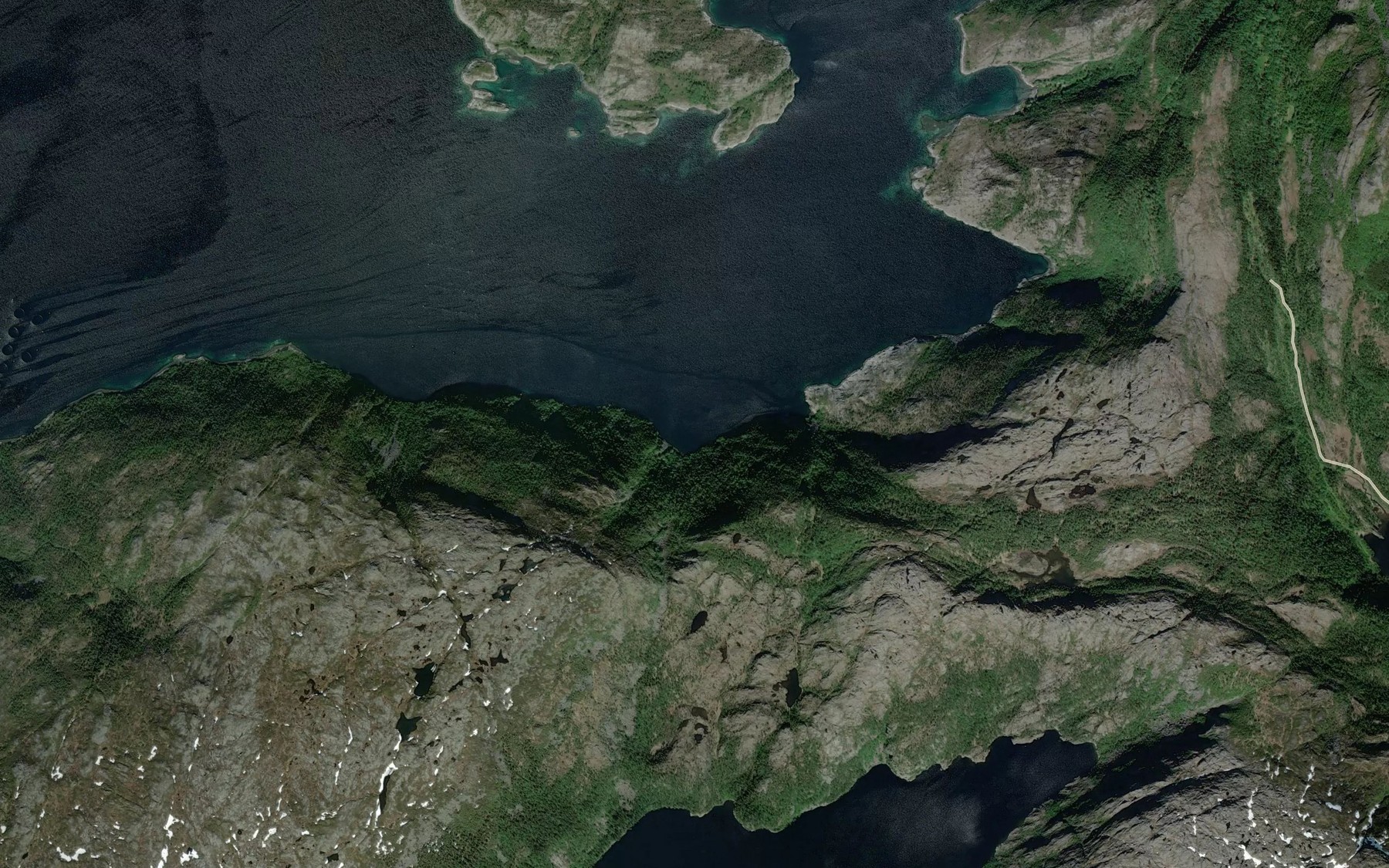 Satellite map of the Sildvika