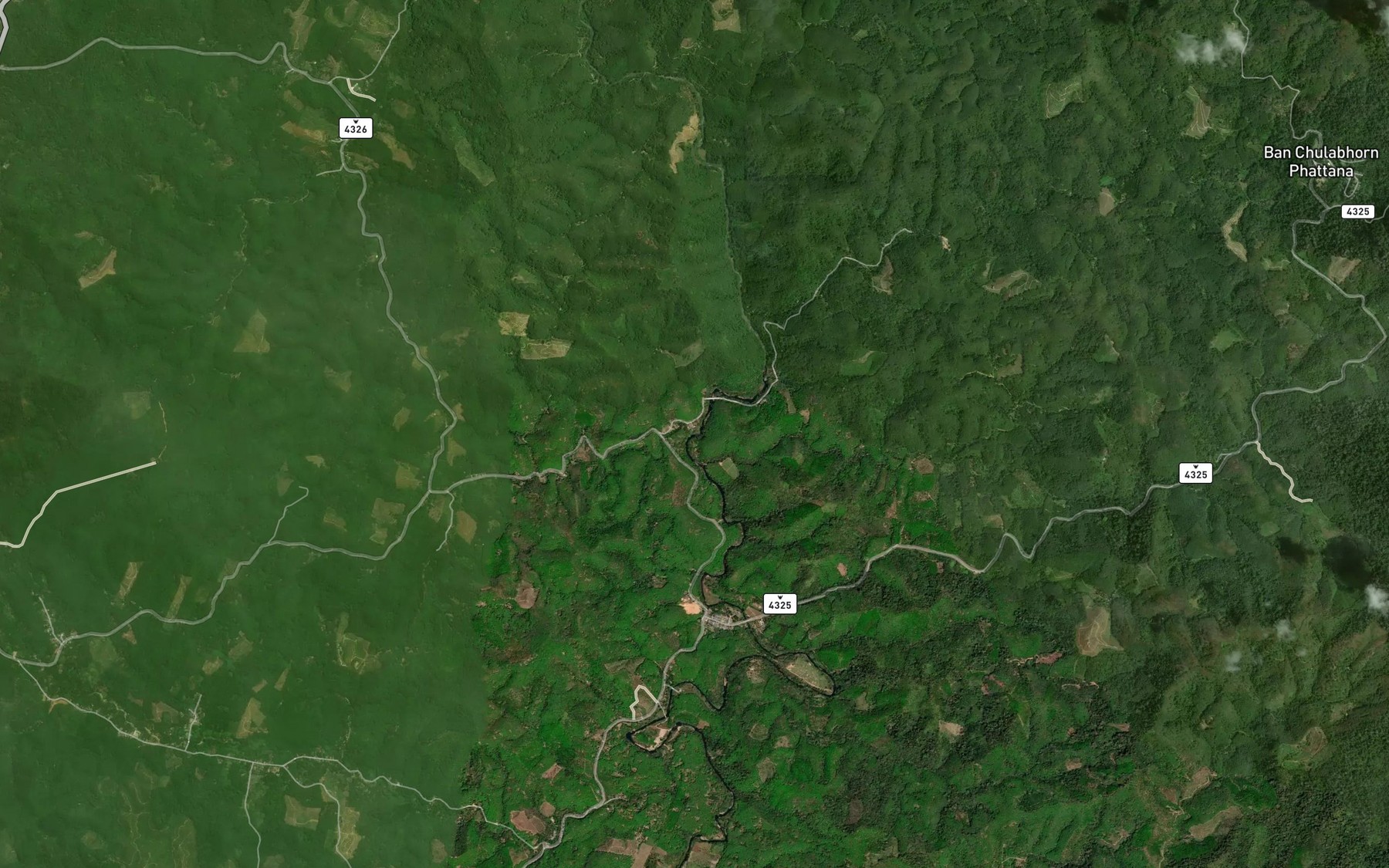 Satellite map of the Khlong Na Le