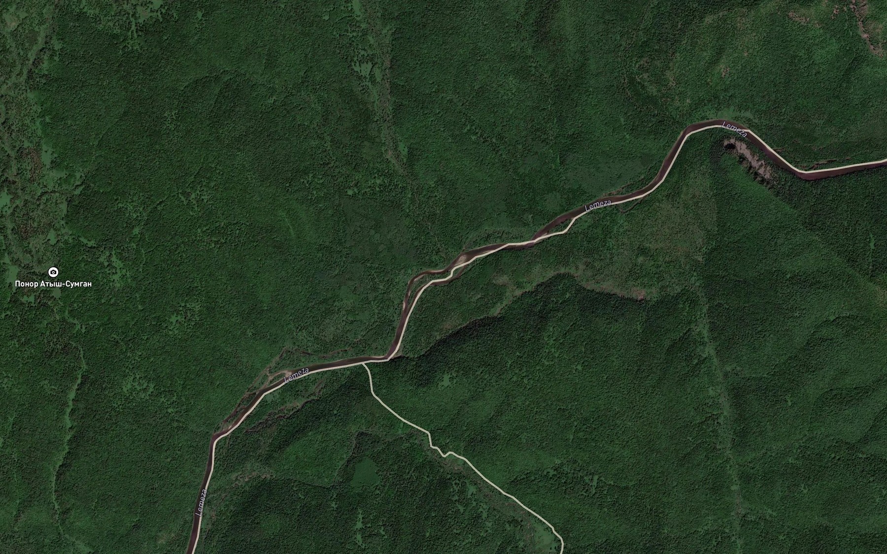 Satellite map of the Miyagashlya