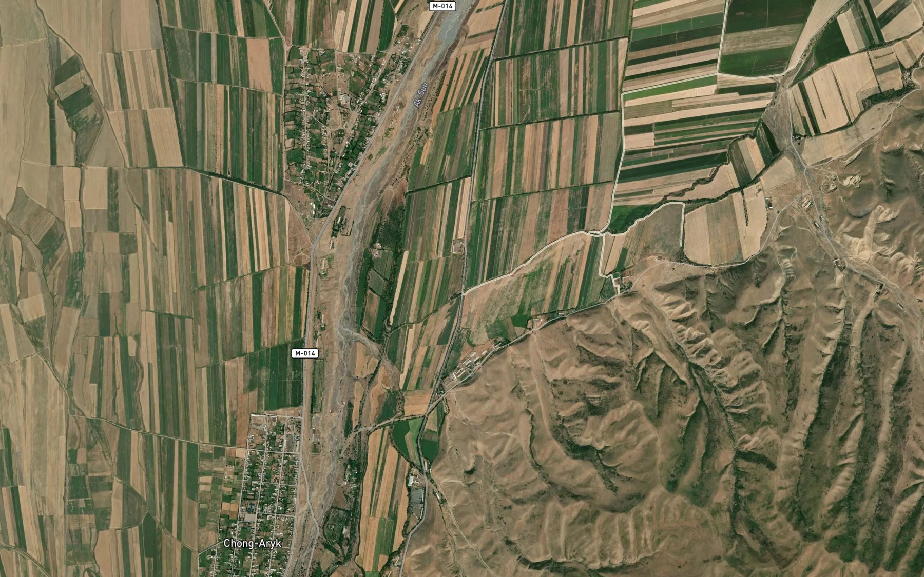 Satellite map of the Kanal Belovodskiy