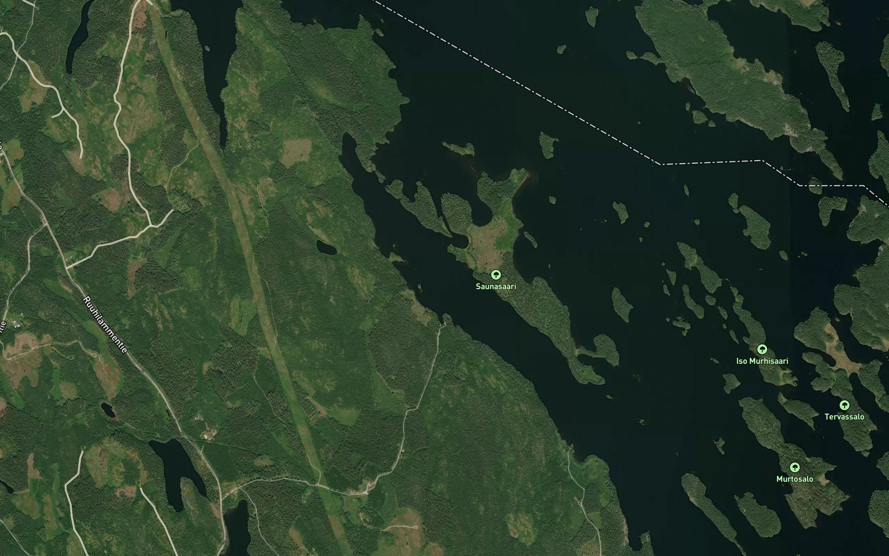 Satellite map of the Rantaselka