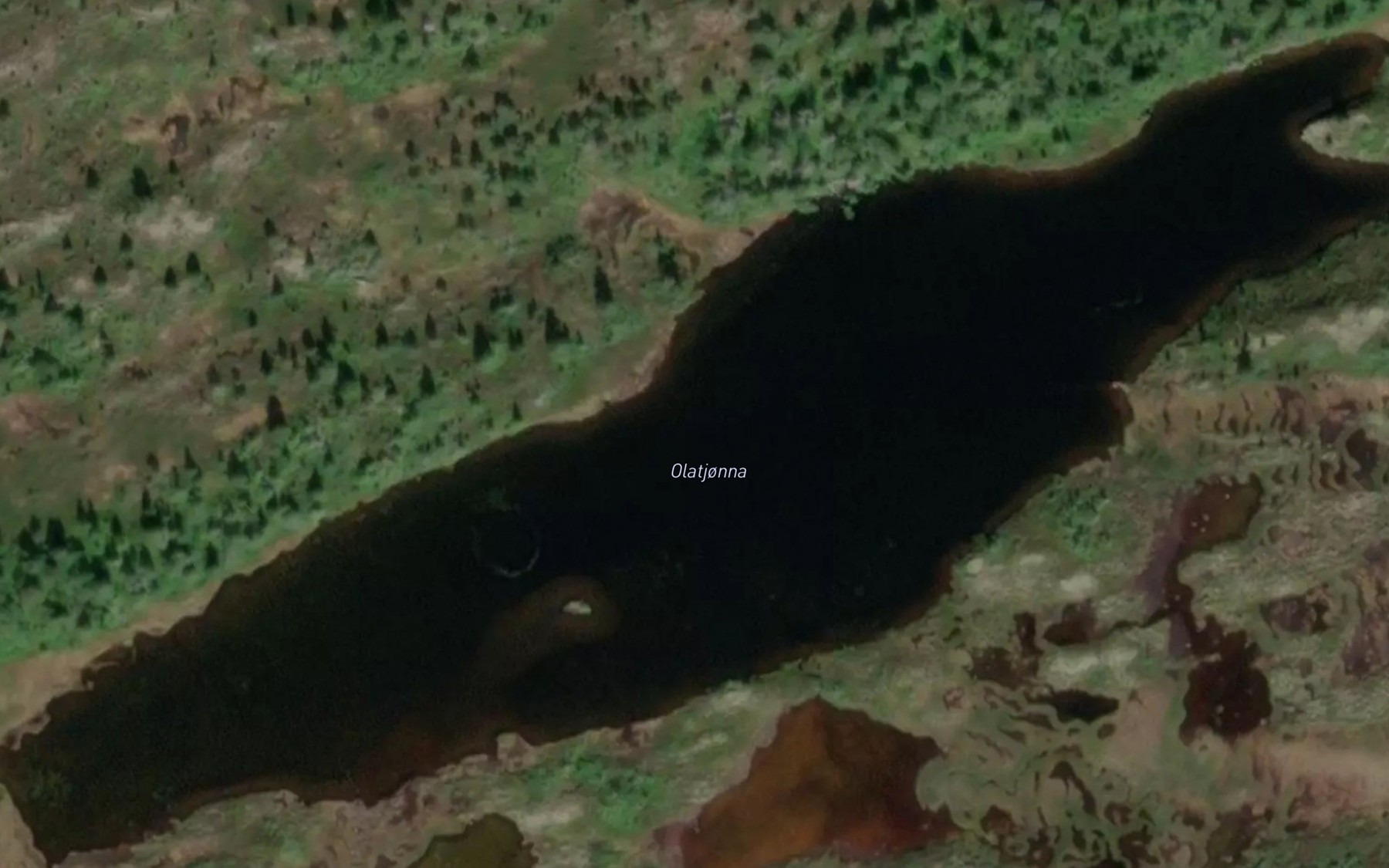 Satellite map of the Olatjorna