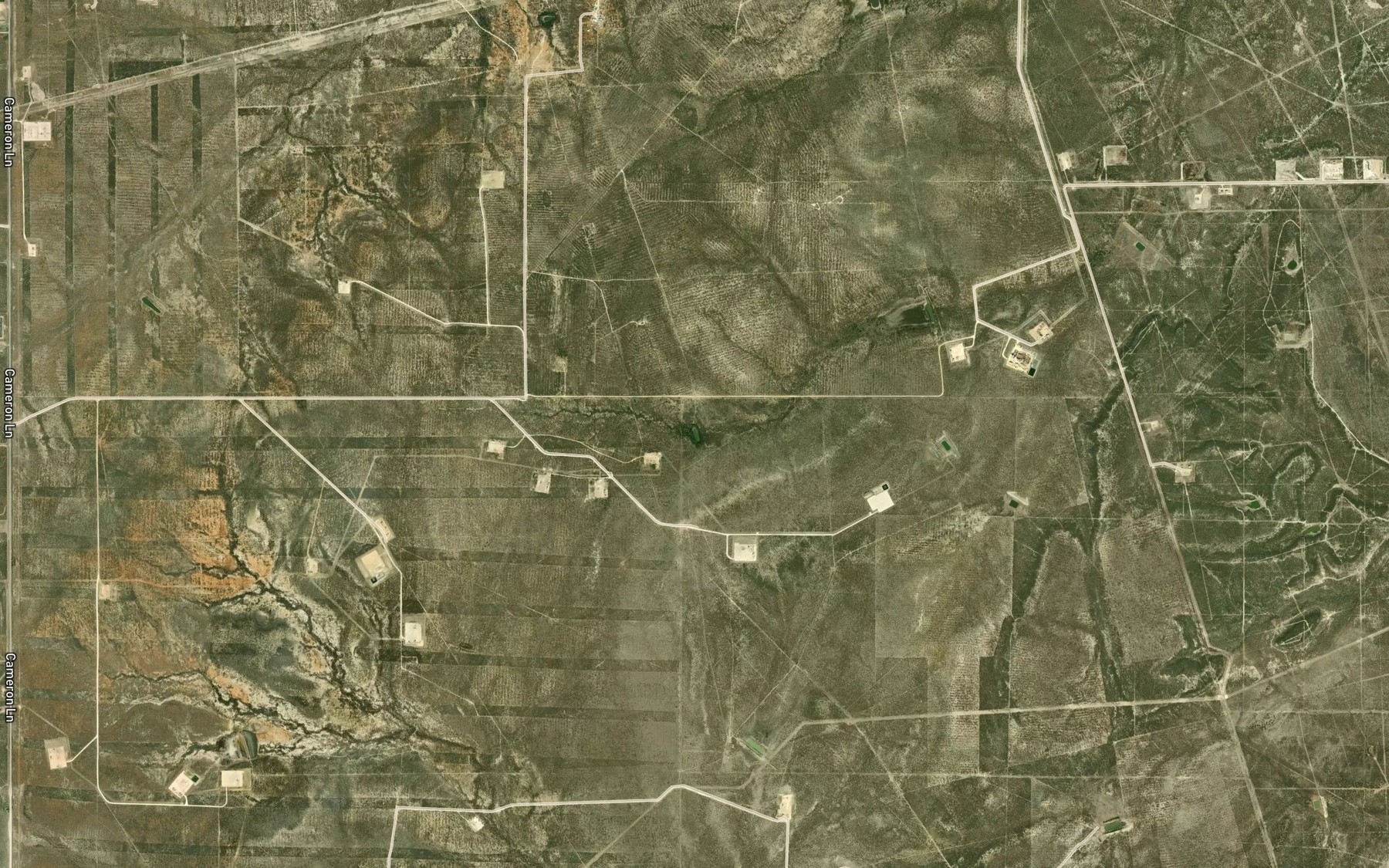 Satellite map of the Tanque Llano