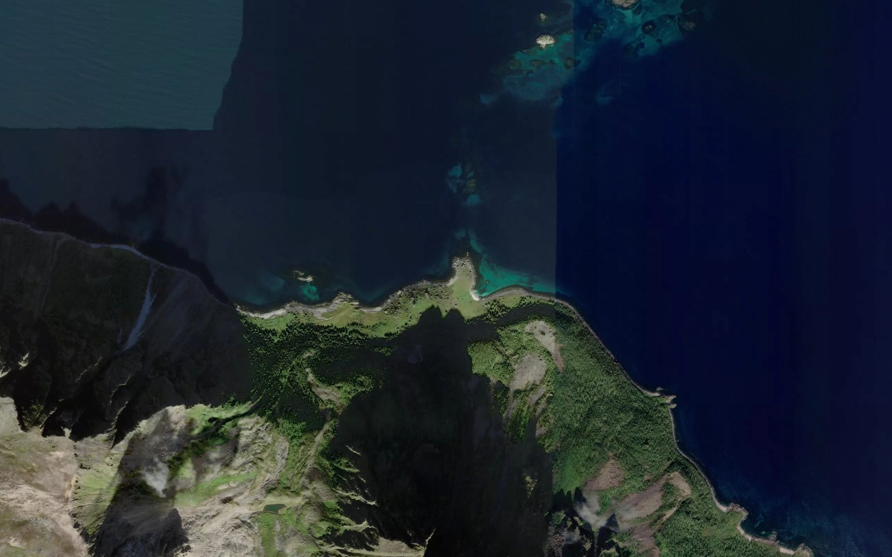 Satellite map of the Heimvika