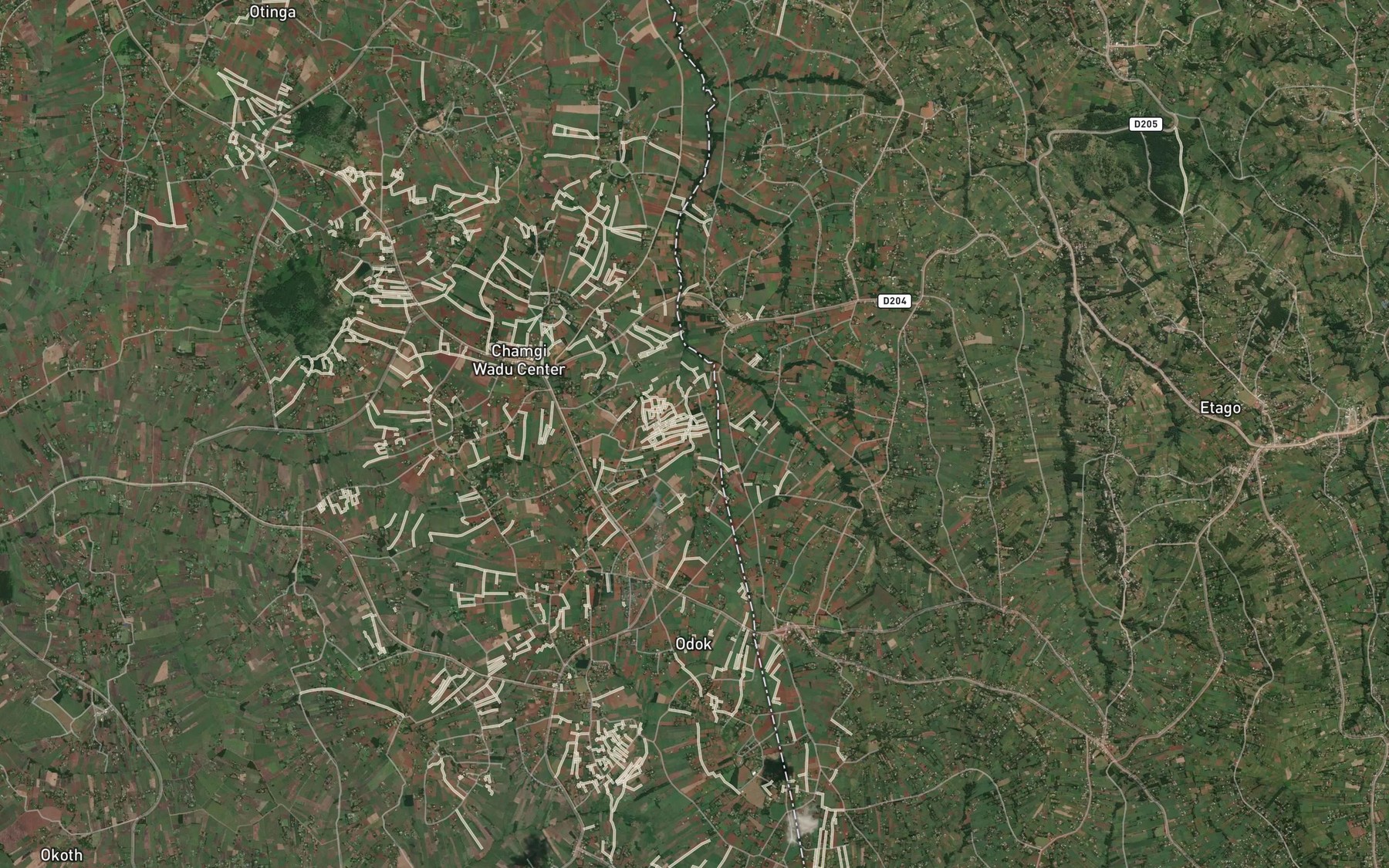 Satellite map of the Riaguma