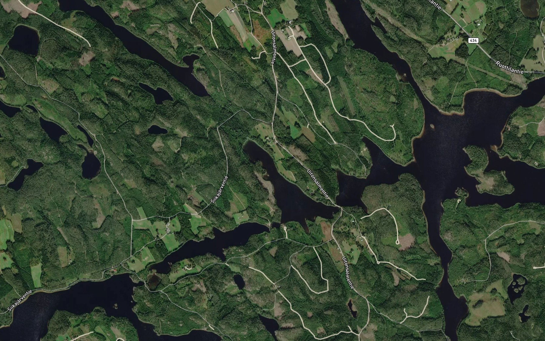 Satellite map of the Matilanlahti