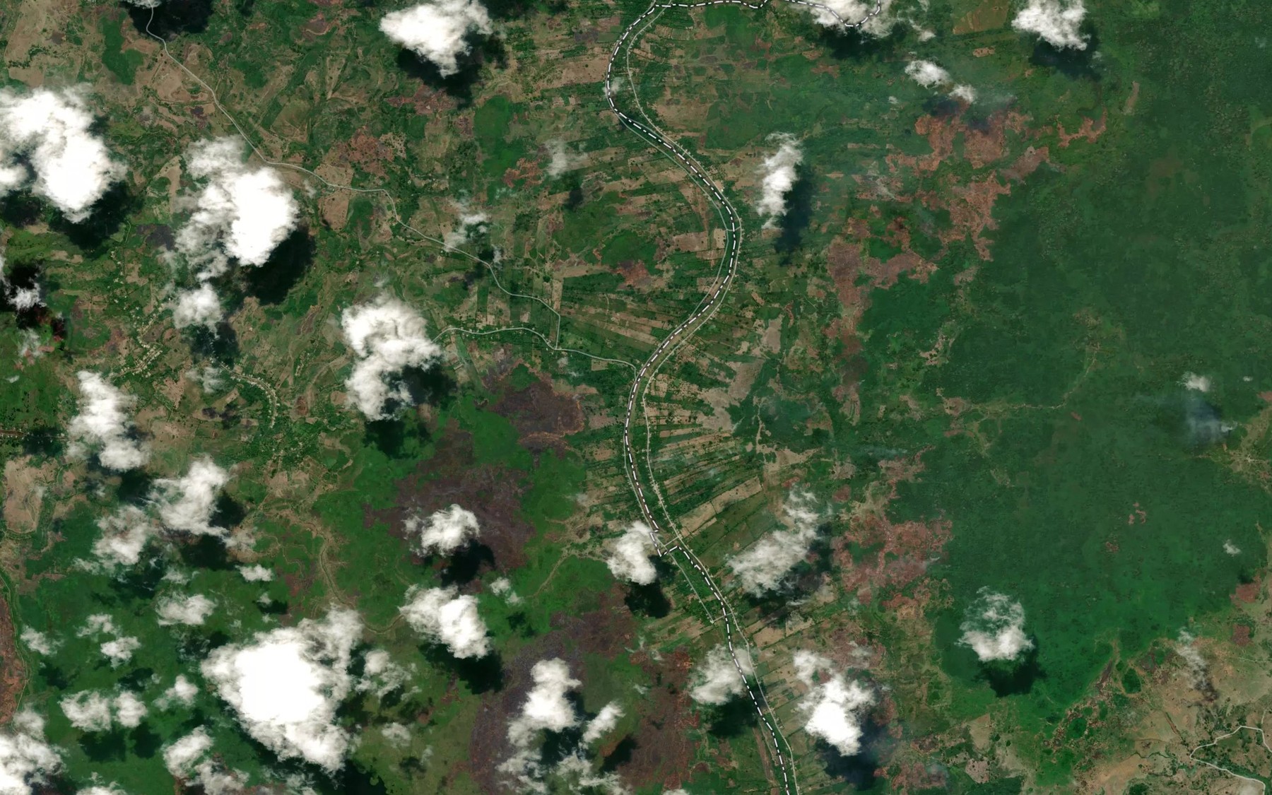 Satellite map of the Cano los Negritos