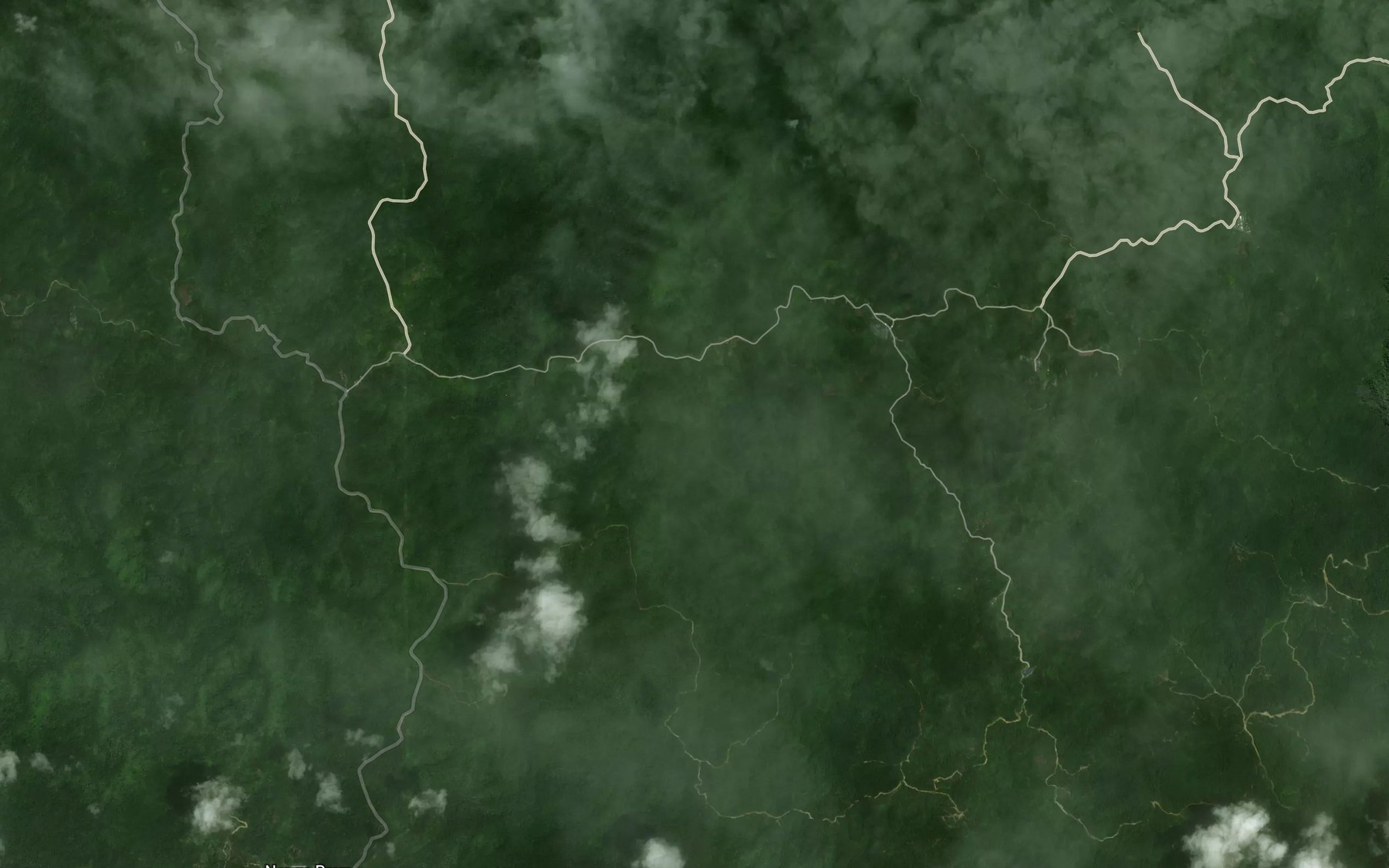 Satellite map of the Sungai Kikop