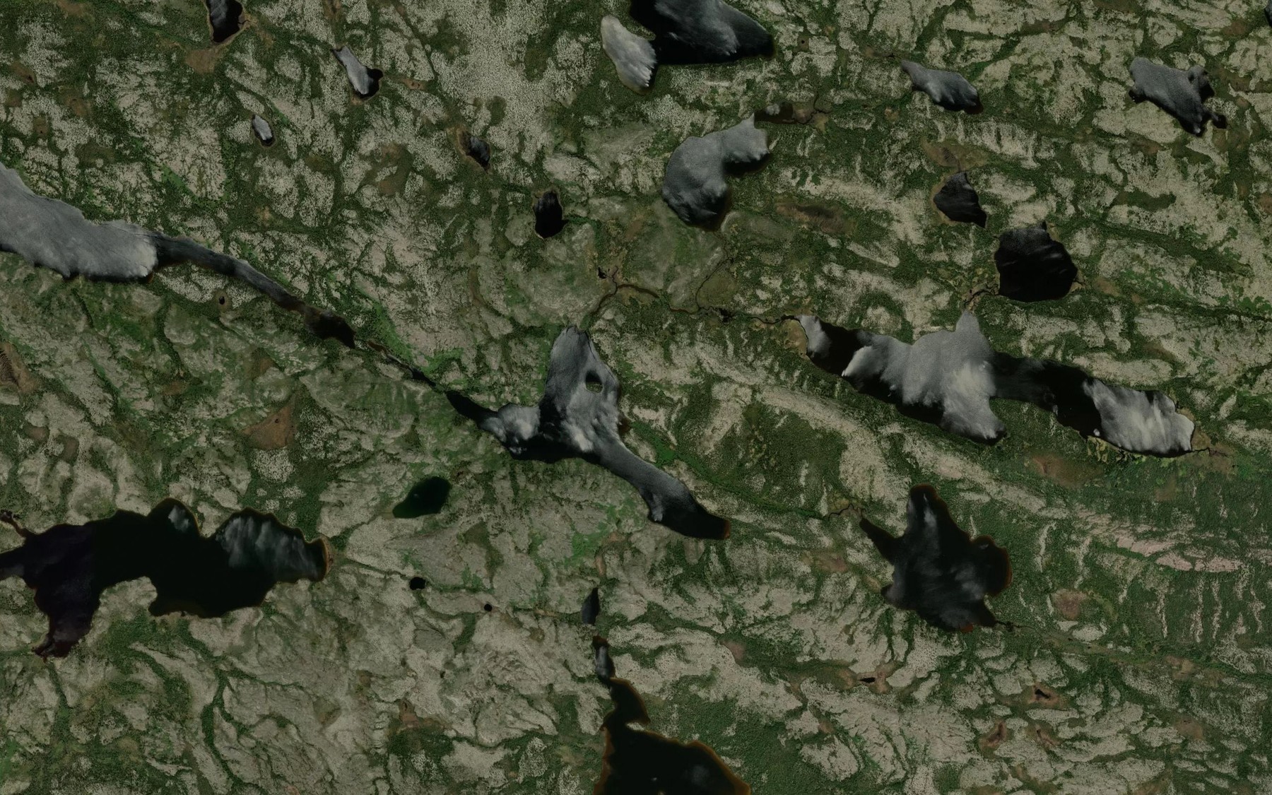 Satellite map of the Ruisseau Kawasikusistikw