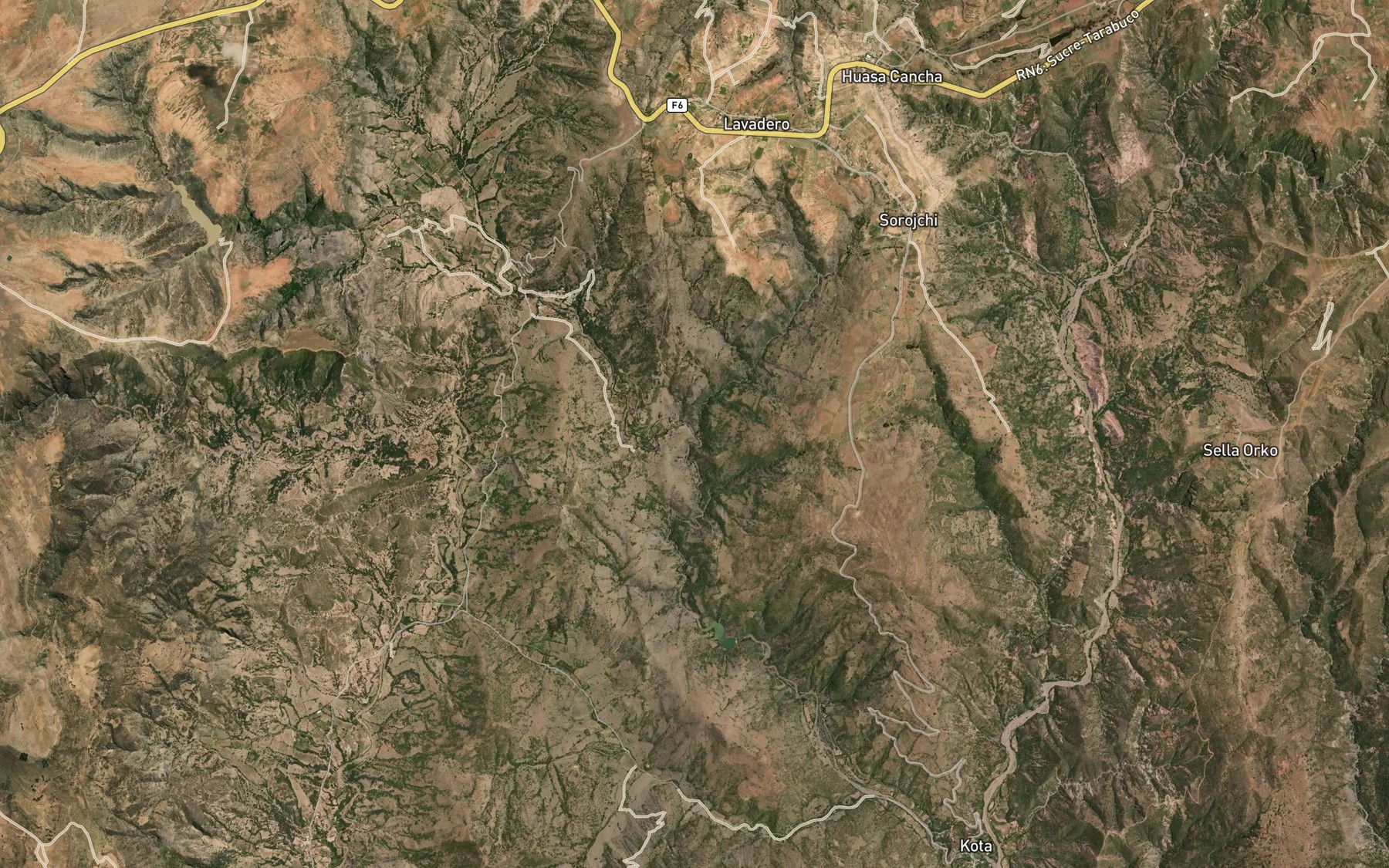 Satellite map of the Rio Esquismawaykho