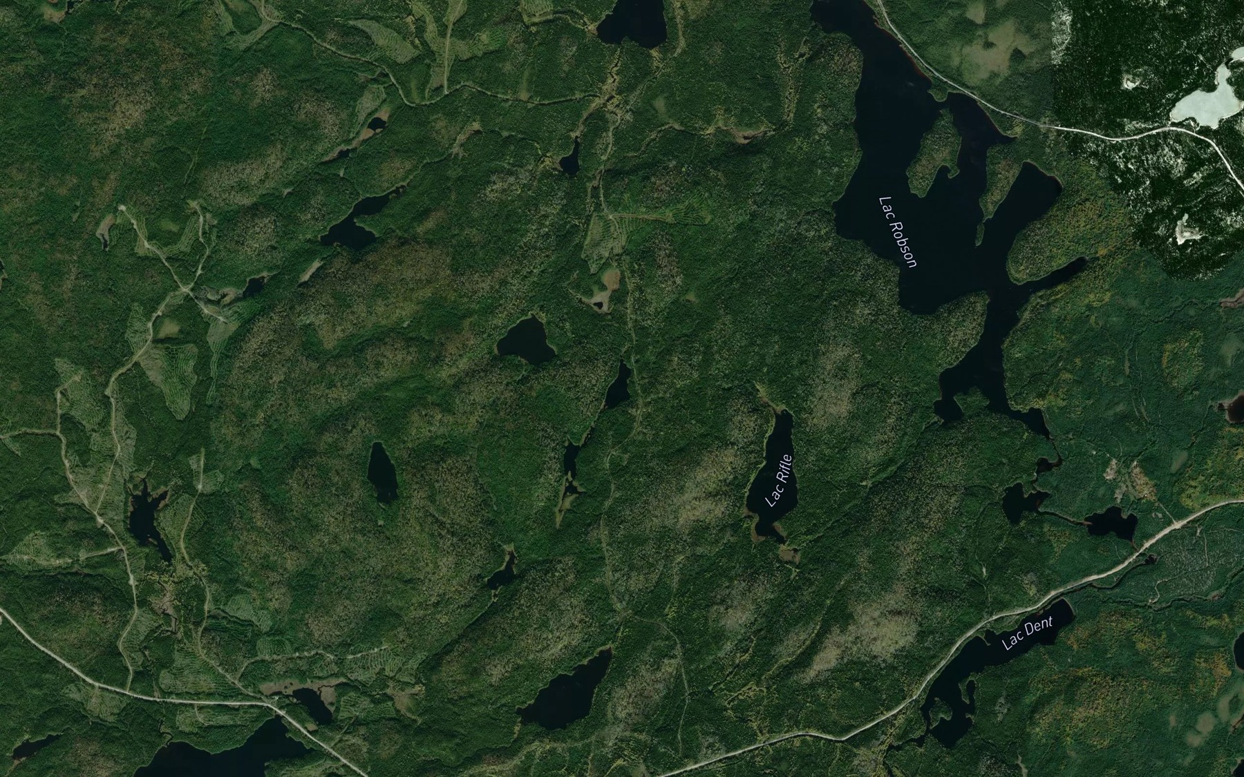 Satellite map of the Lac Moluka