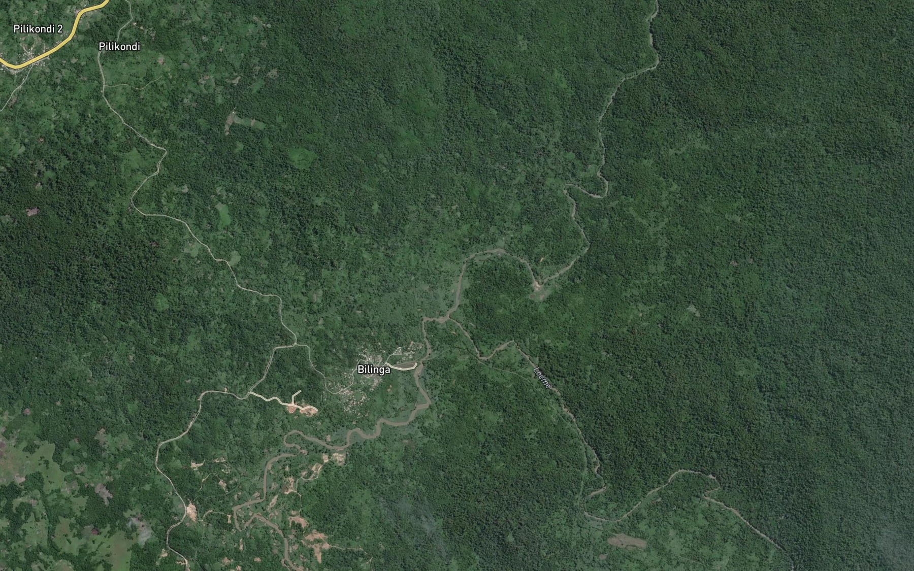Satellite map of the Pinans